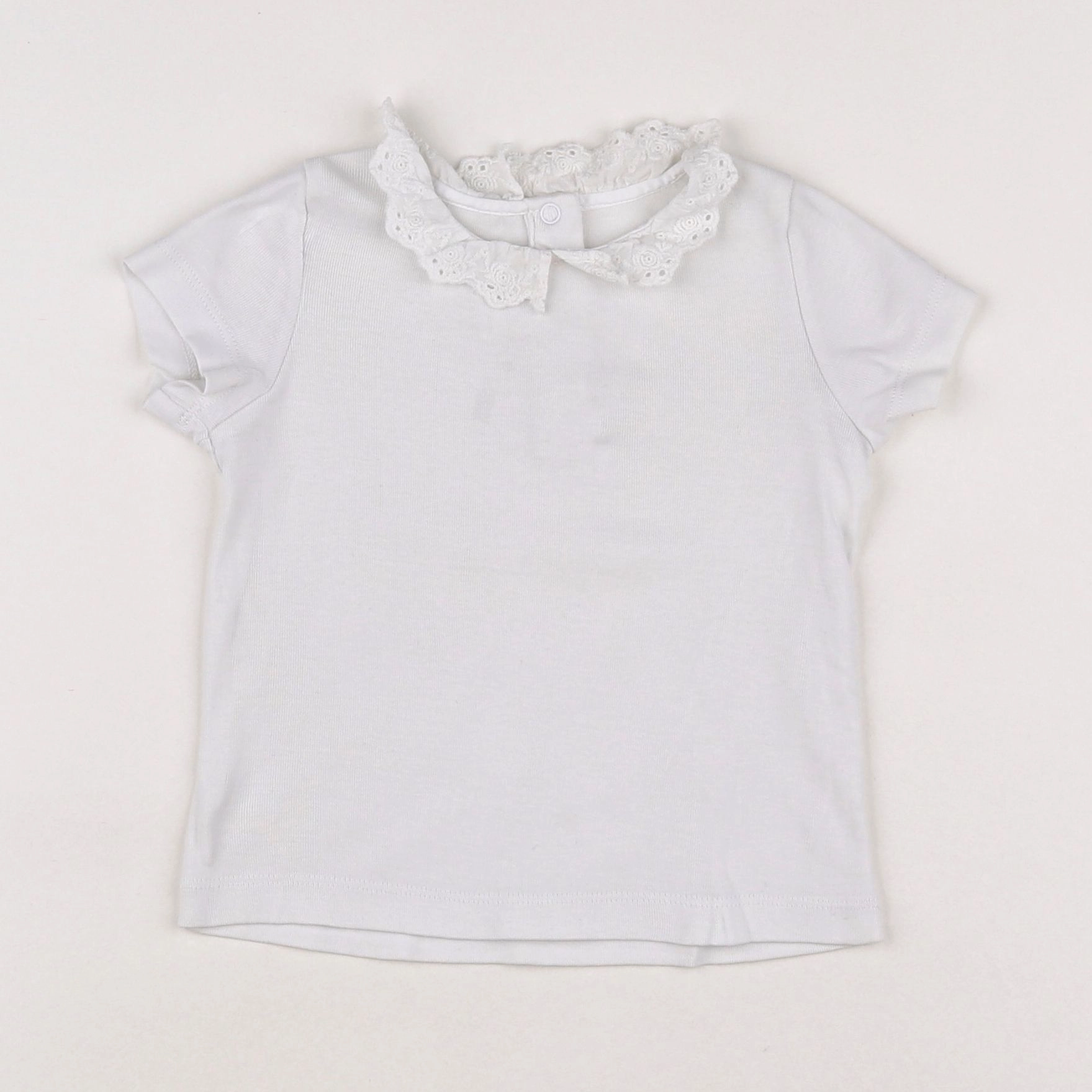 Natalys - tee-shirt blanc - 12 mois