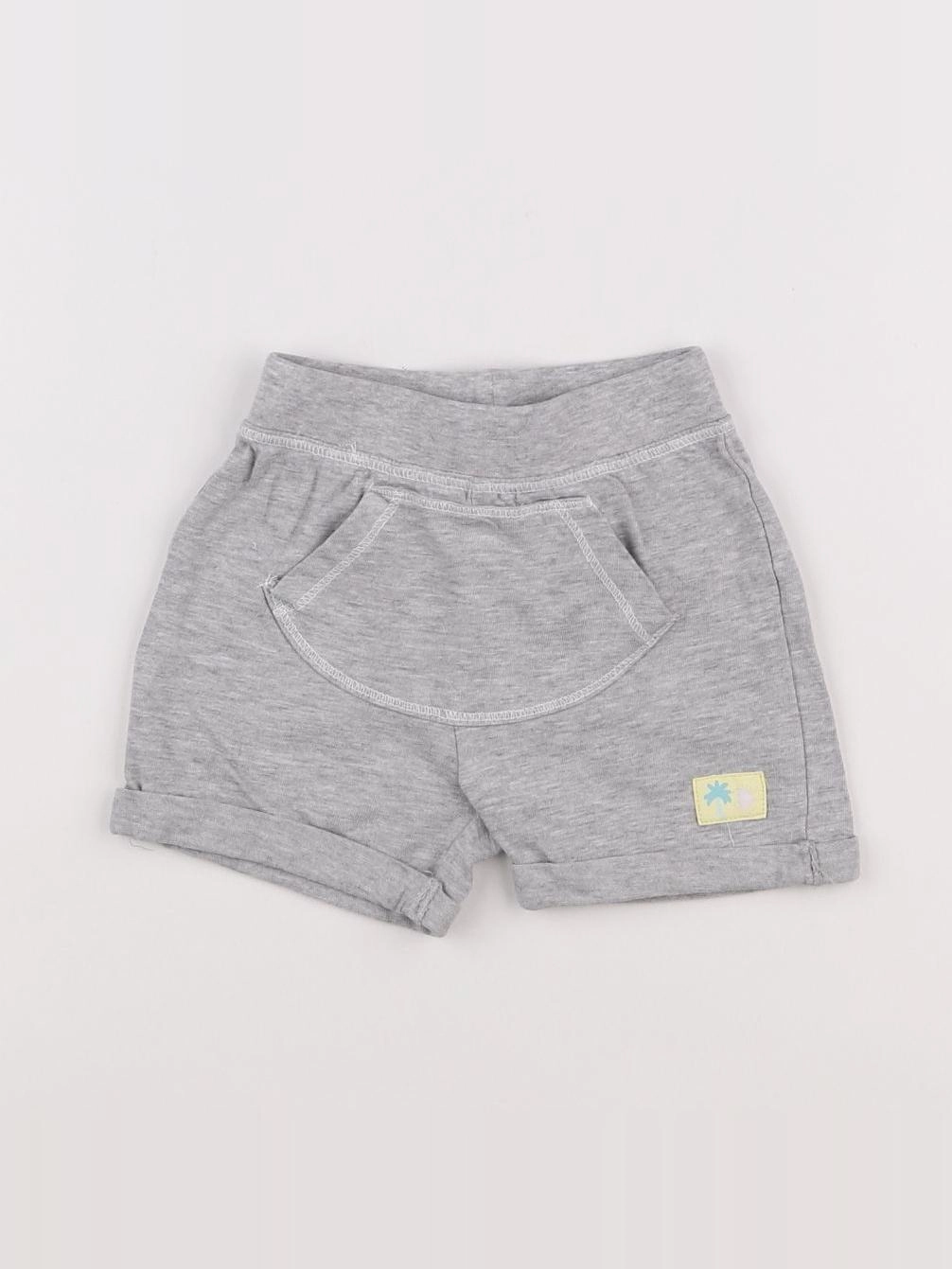 Vertbaudet - short gris - 12 mois