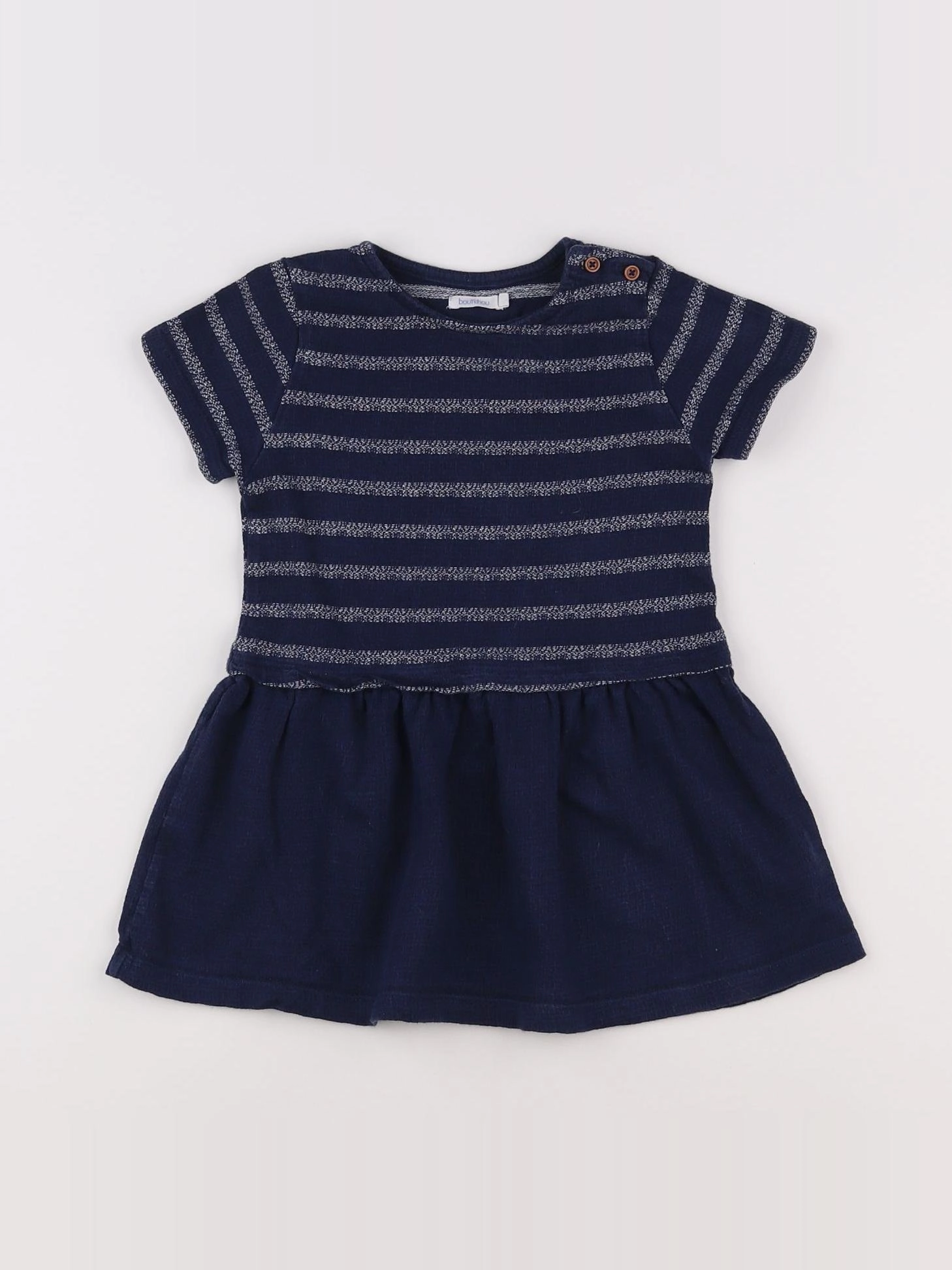 Boutchou - robe bleu - 18 mois