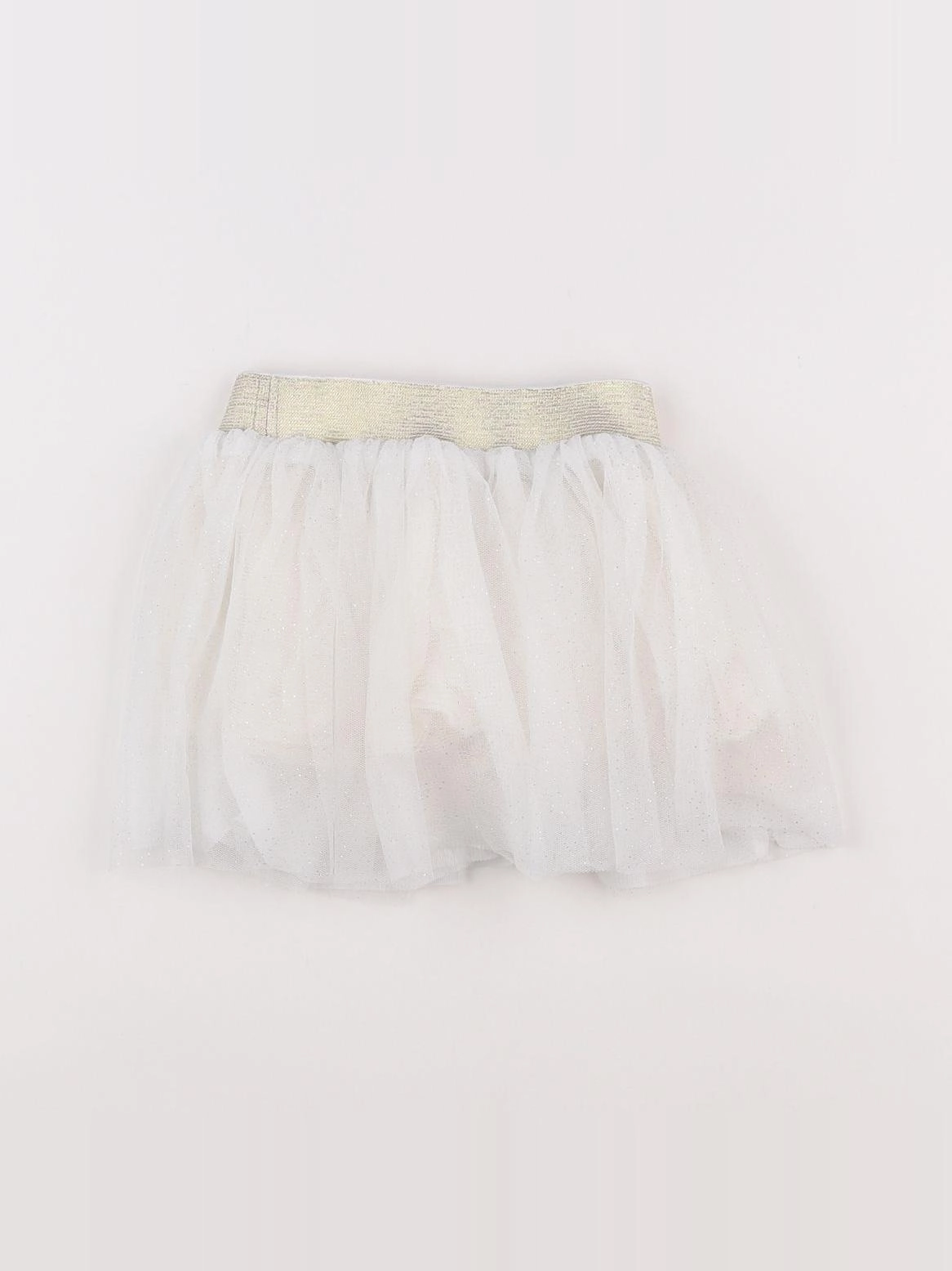 Boutchou - jupe beige, or - 12 mois