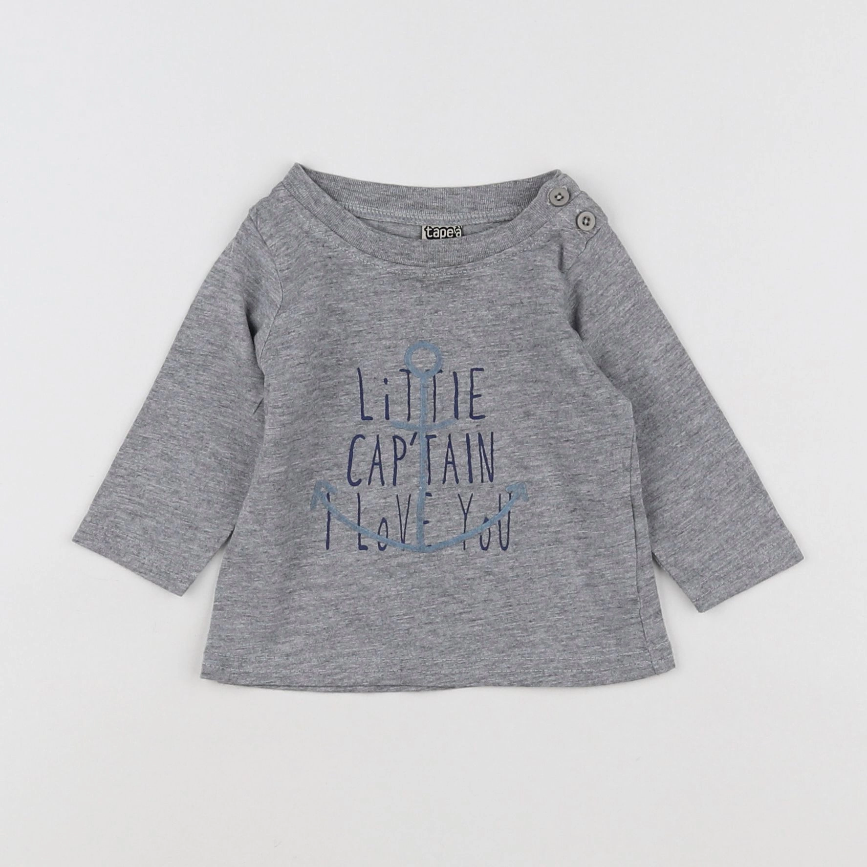Tape à l'oeil - tee-shirt gris - 3 mois