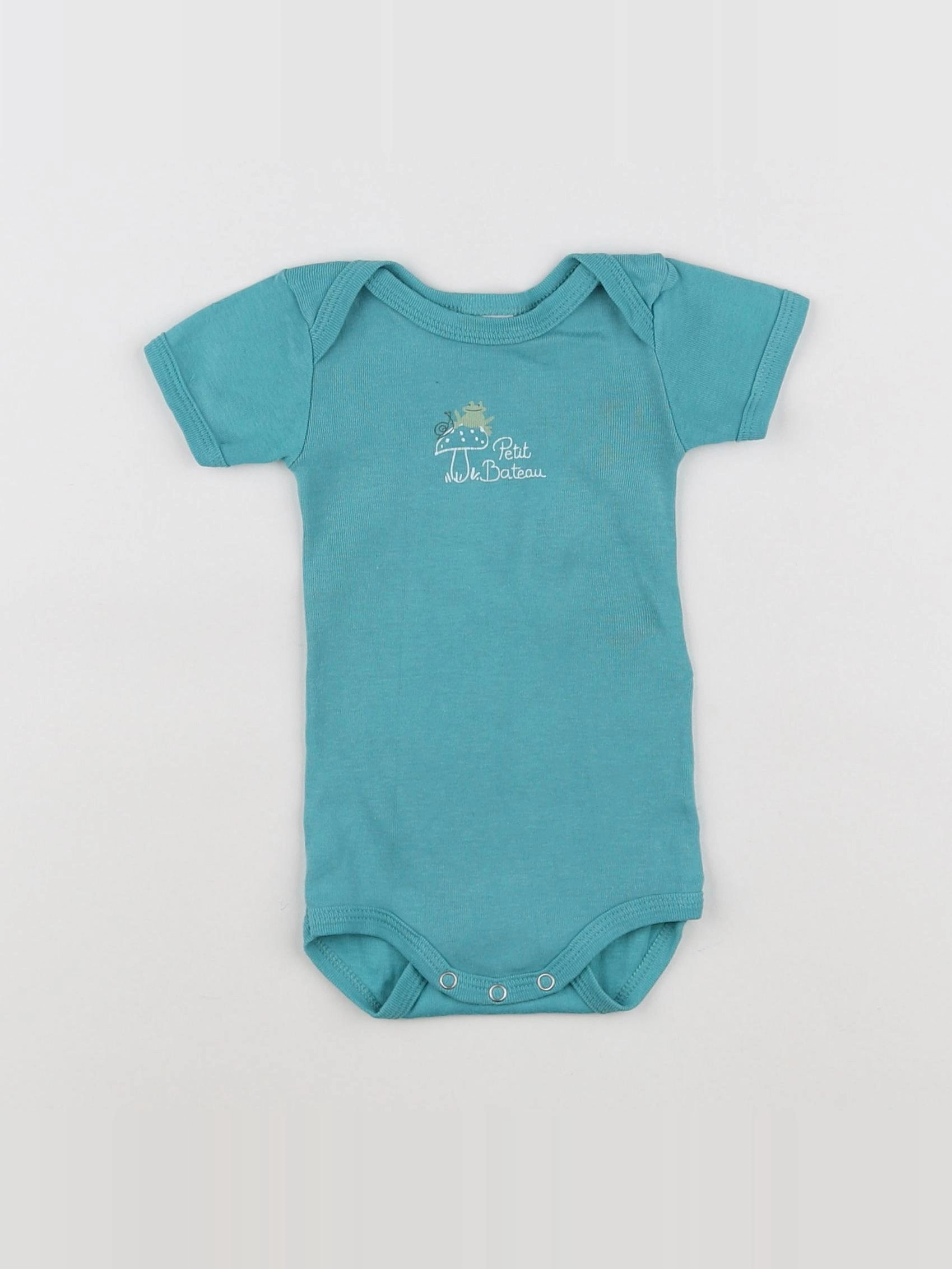 Petit Bateau - body bleu - 3 mois