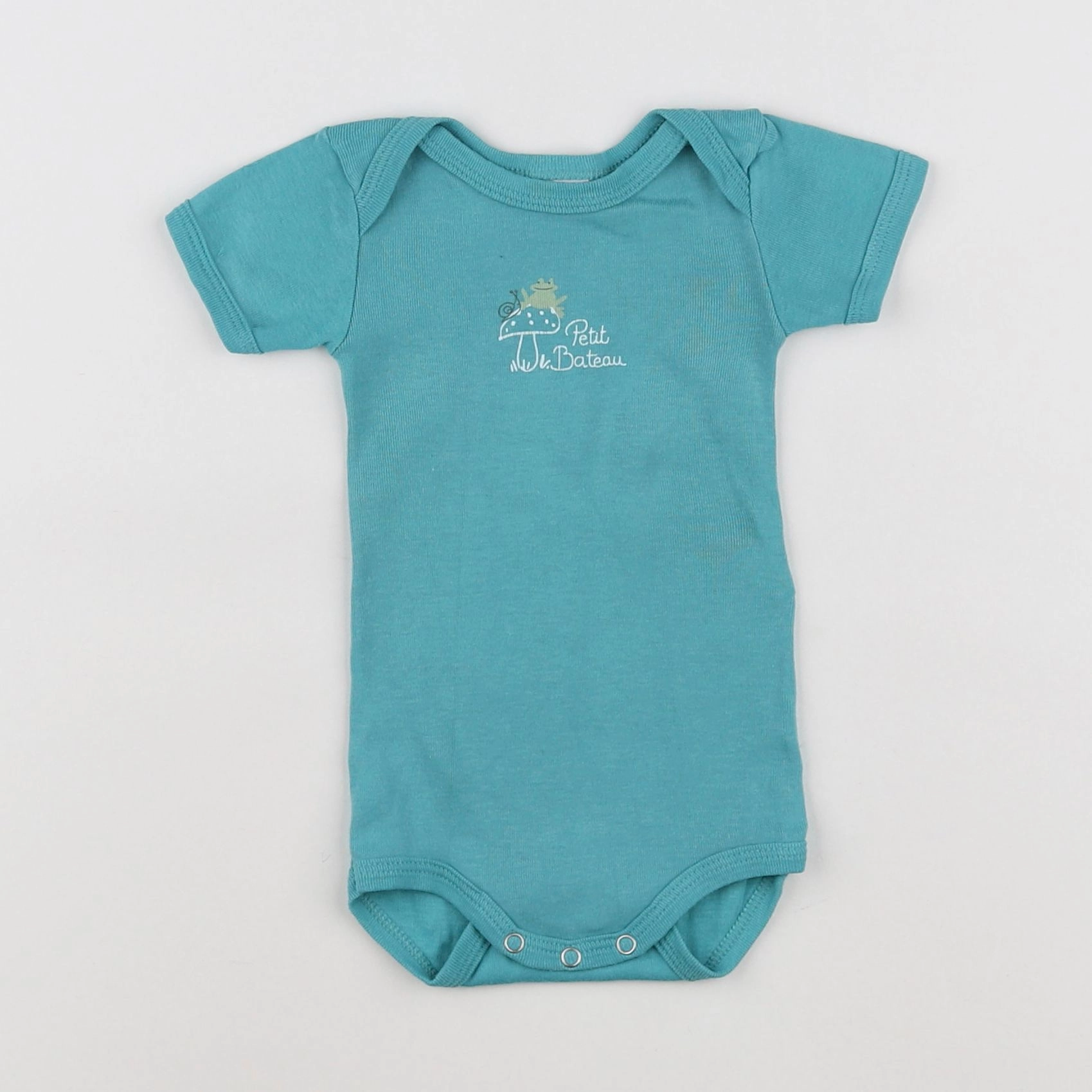 Petit Bateau - body bleu - 3 mois