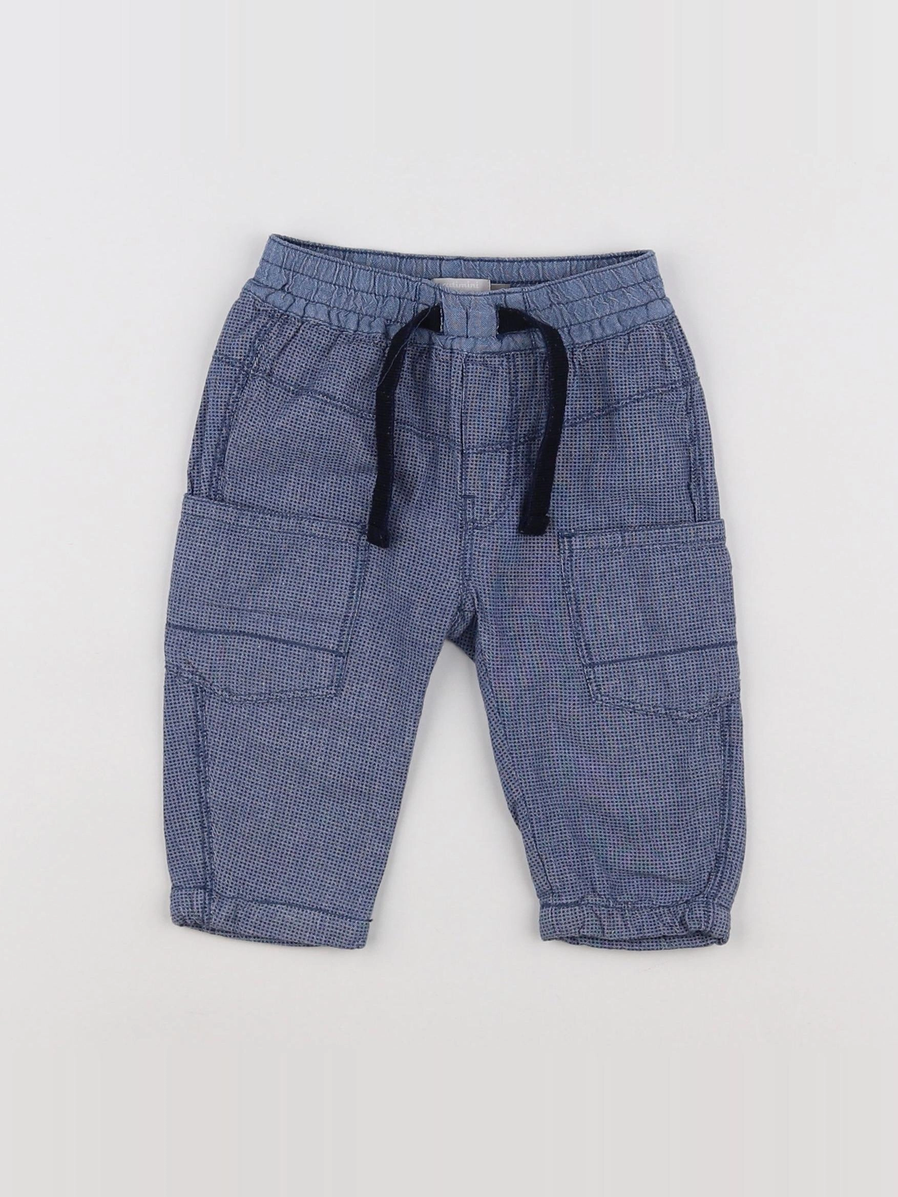 Catimini - pantalon bleu - 6 mois