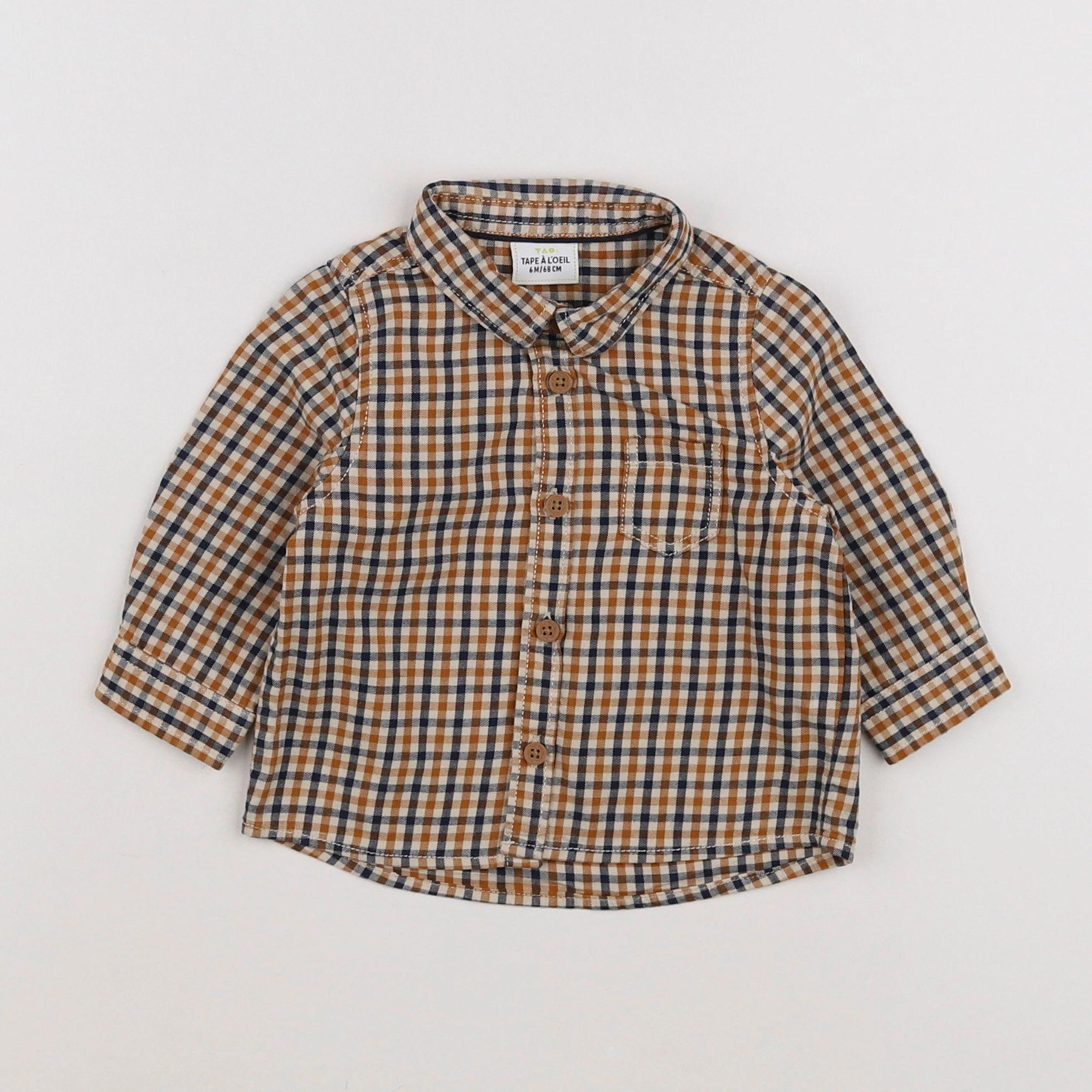 Tape à l'oeil - chemise multicolore - 6 mois