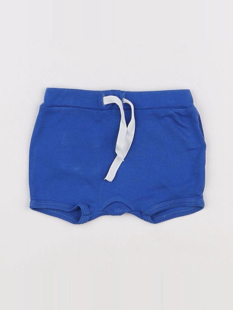 Petit Bateau - short bleu - 6 mois