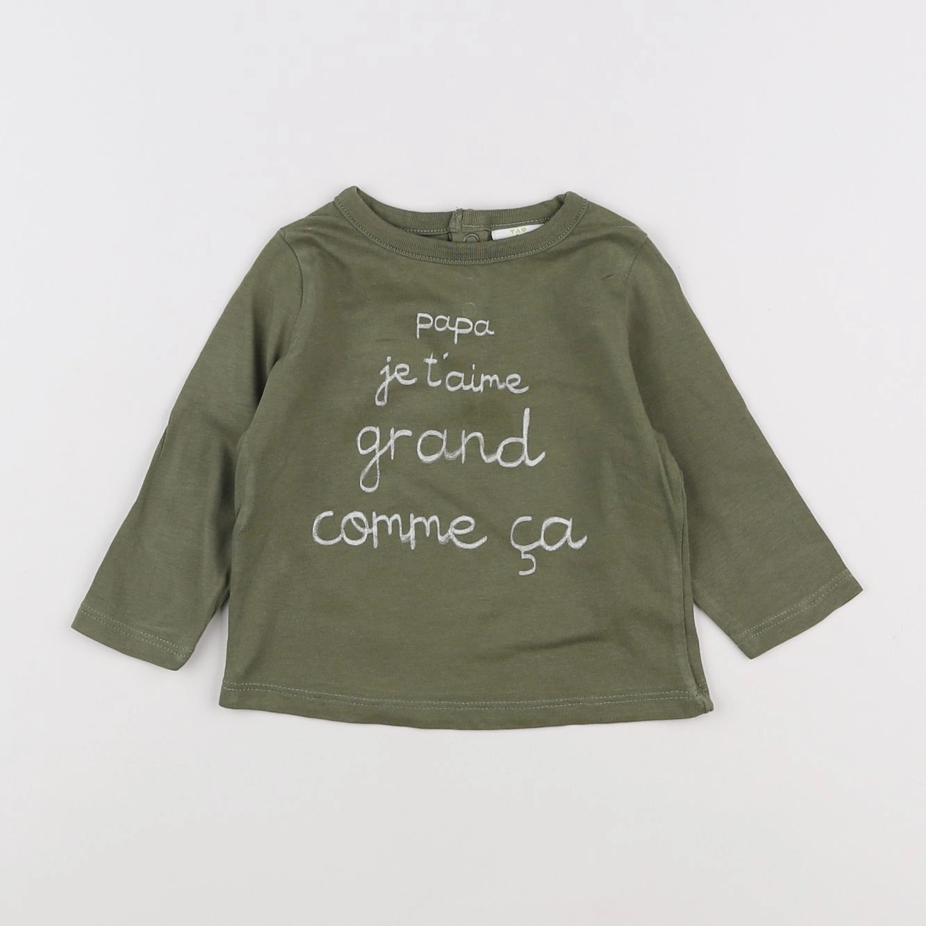Tape à l'oeil - tee-shirt vert - 6 mois