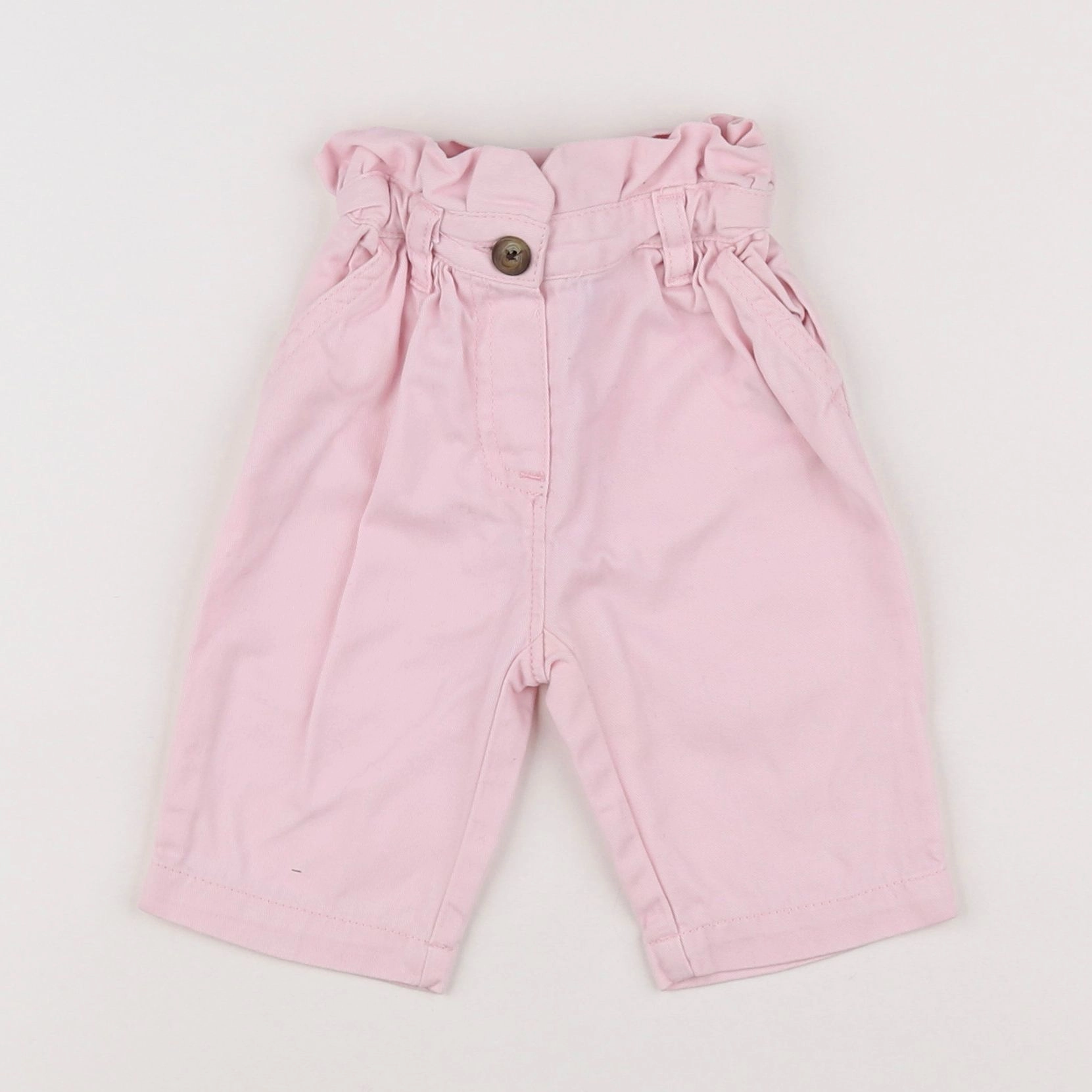 Petit Bateau - pantalon rose - 3 mois