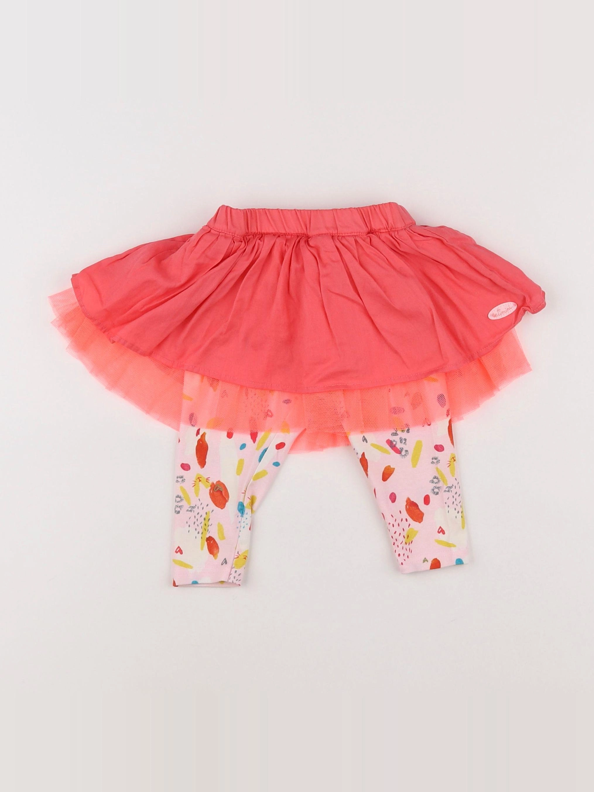 Catimini - legging multicolore - 6 mois