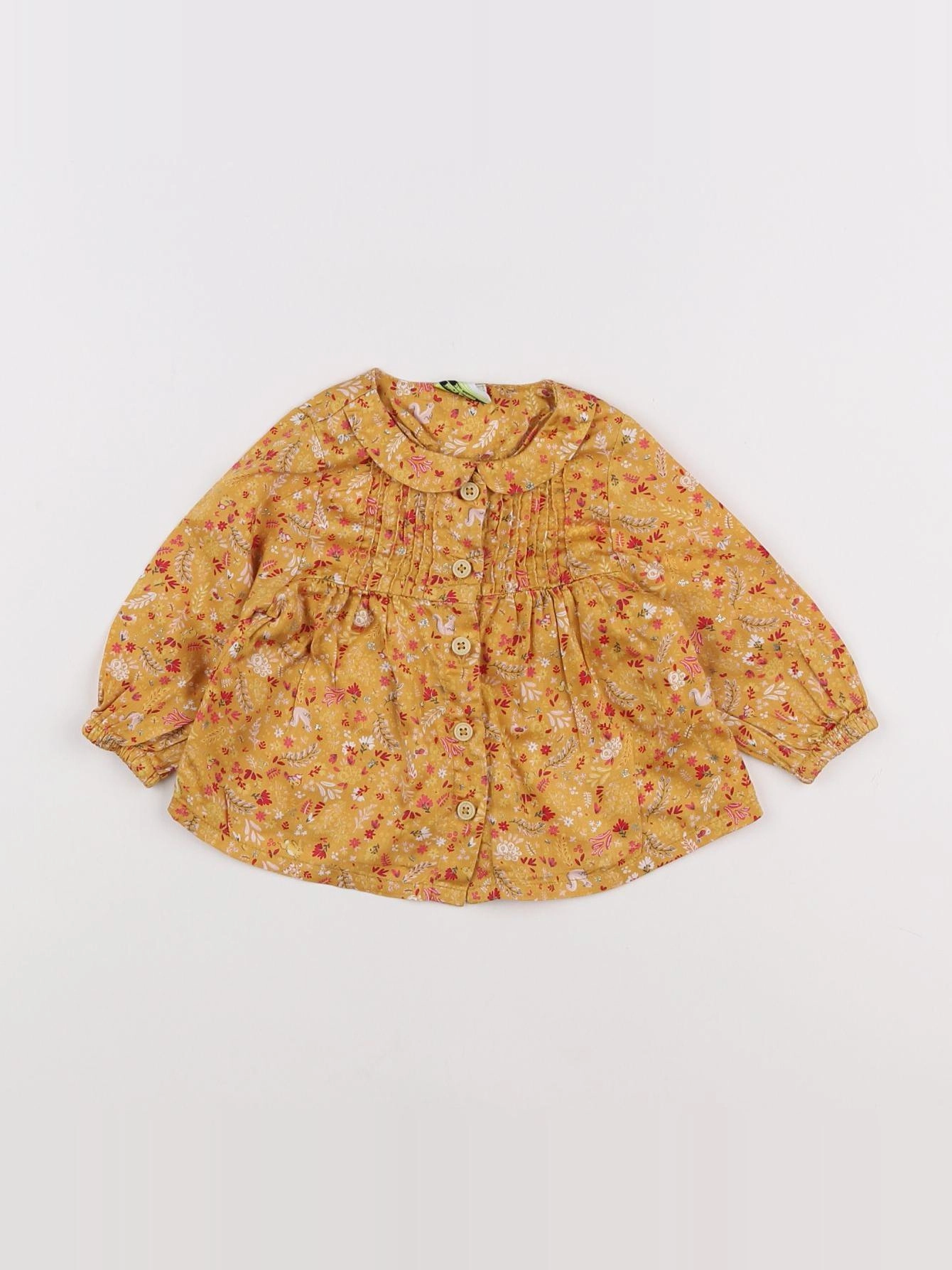 Tape à l'oeil - blouse jaune - 3 mois