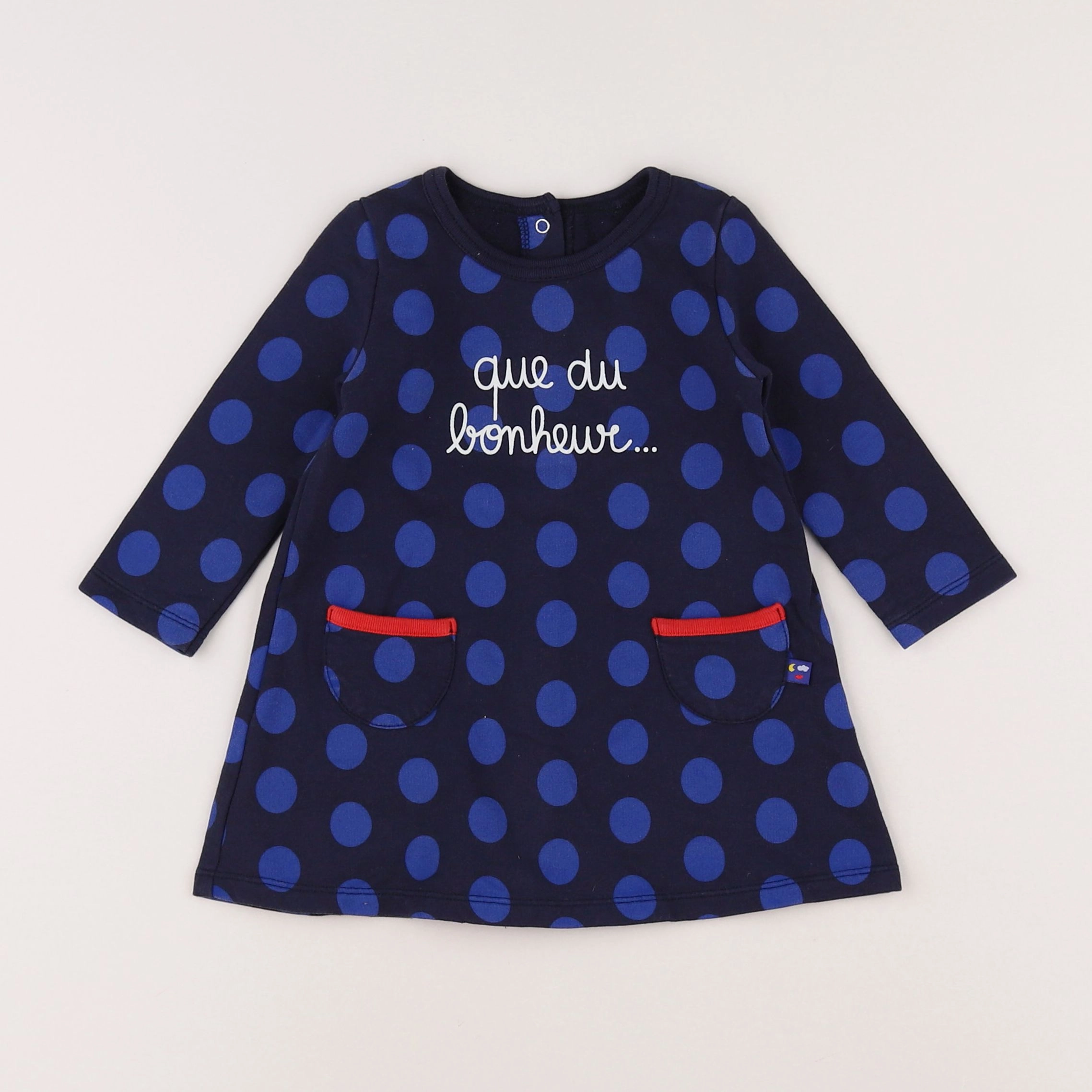Absorba - robe bleu - 12 mois