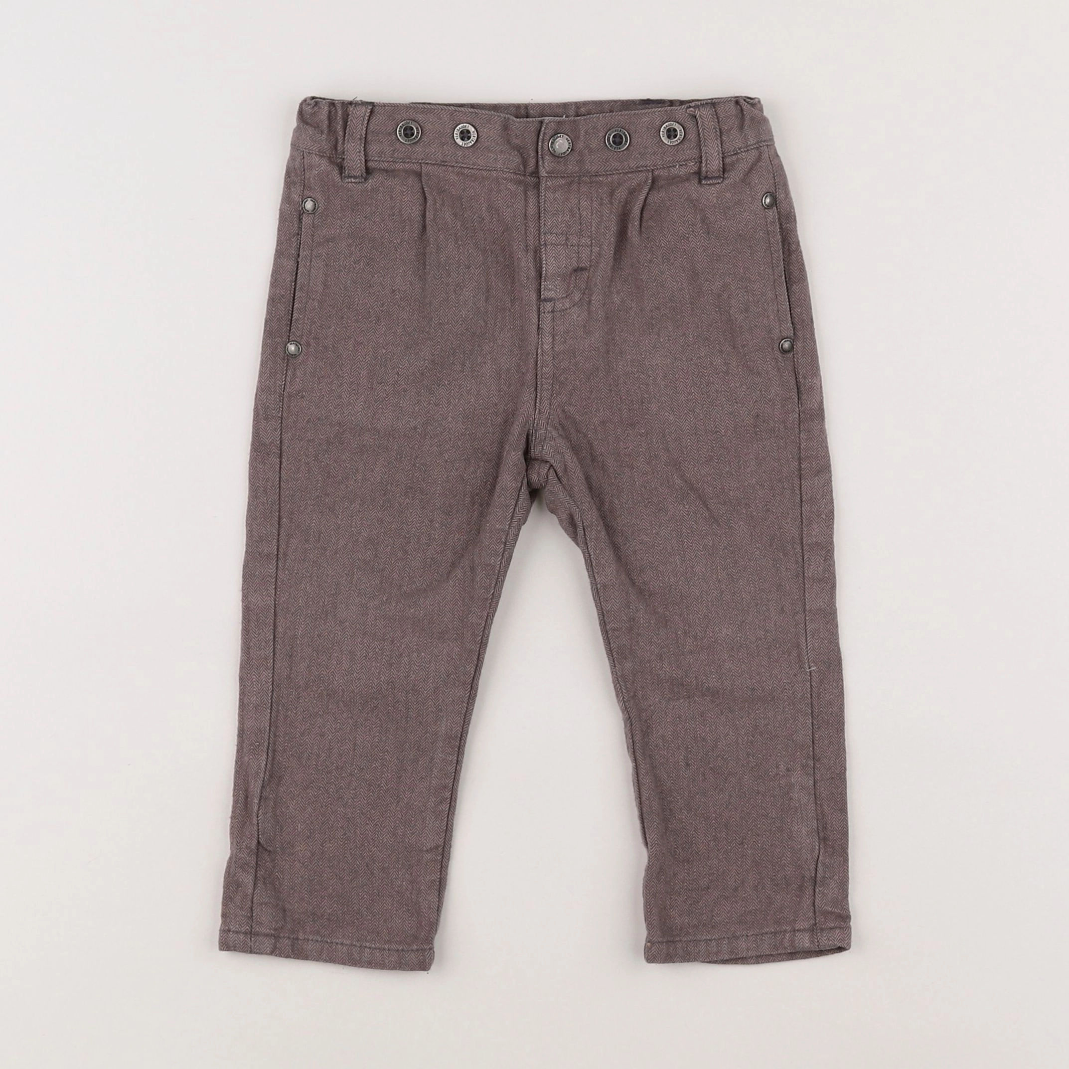 Vertbaudet - pantalon marron - 18 mois