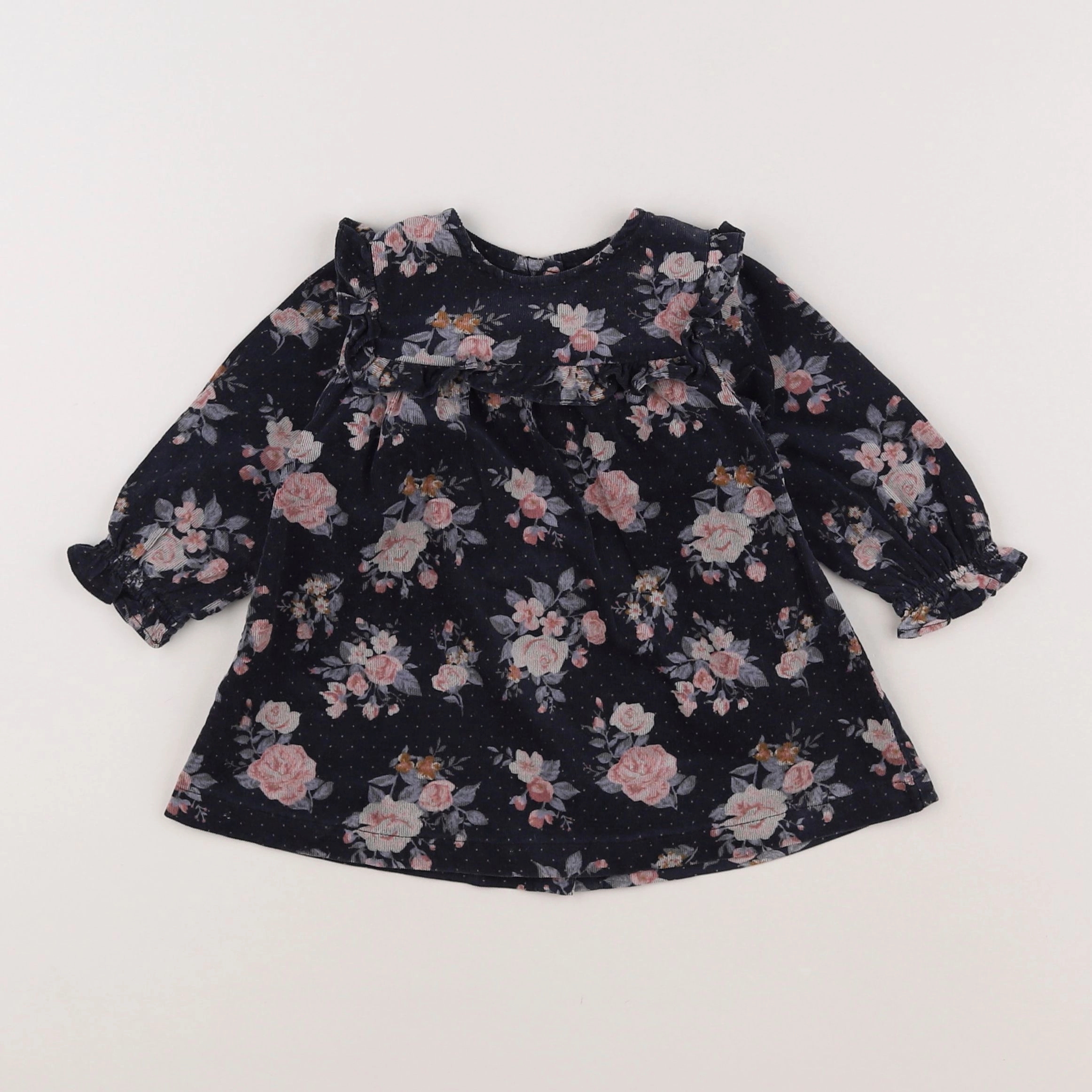 Vertbaudet - robe gris - 3 mois