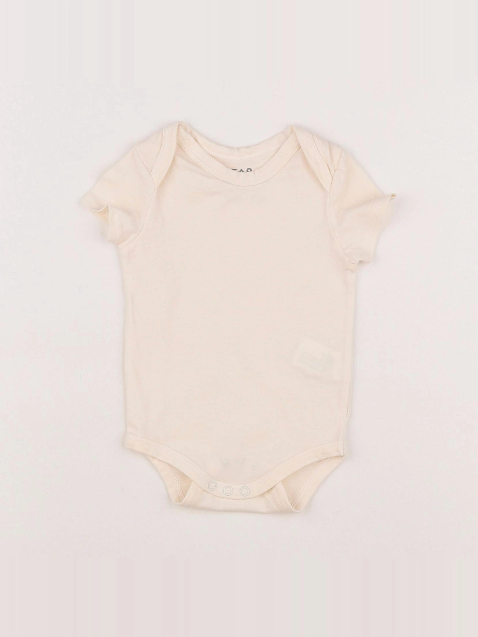 Tape à l'oeil - body beige - 3 mois