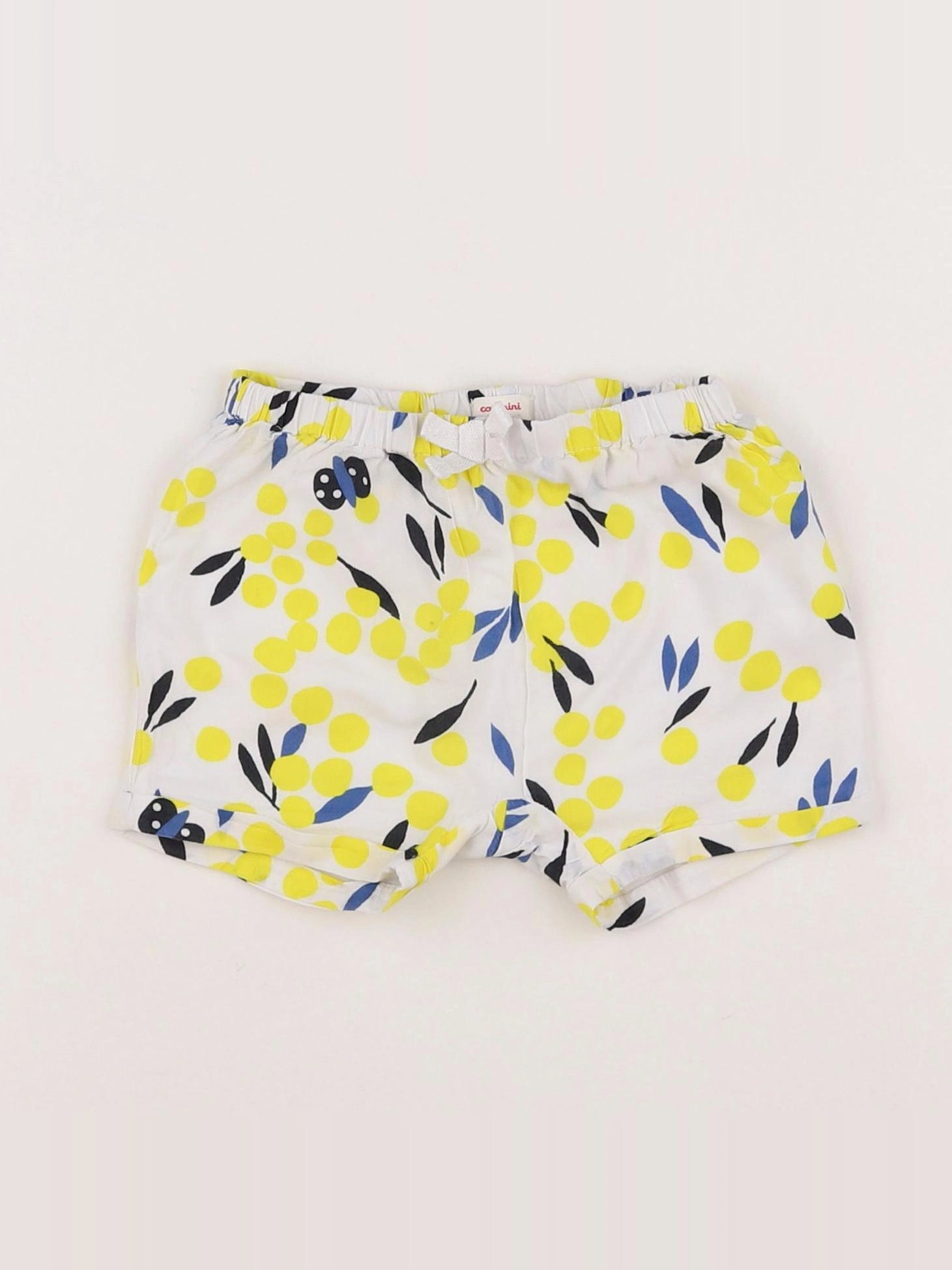 Catimini - short blanc, bleu, jaune - 12 mois