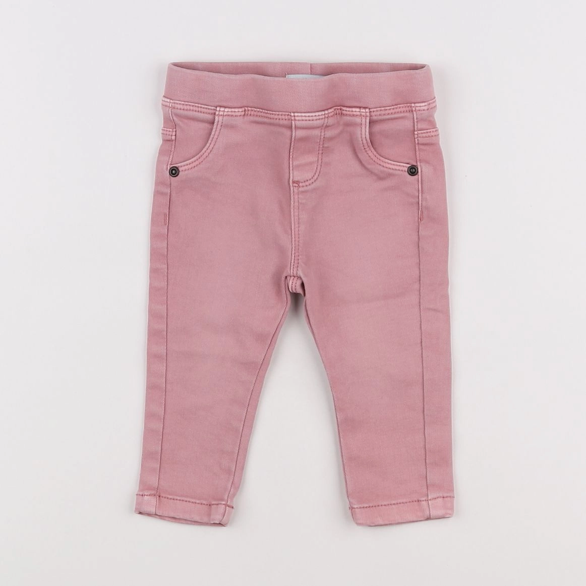 Vertbaudet - jegging rose - 9 mois