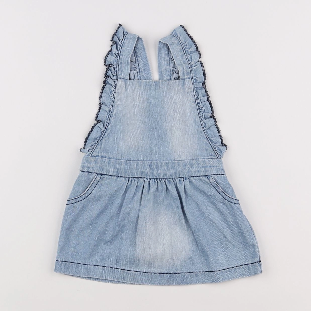 Vertbaudet - robe bleu - 6 mois