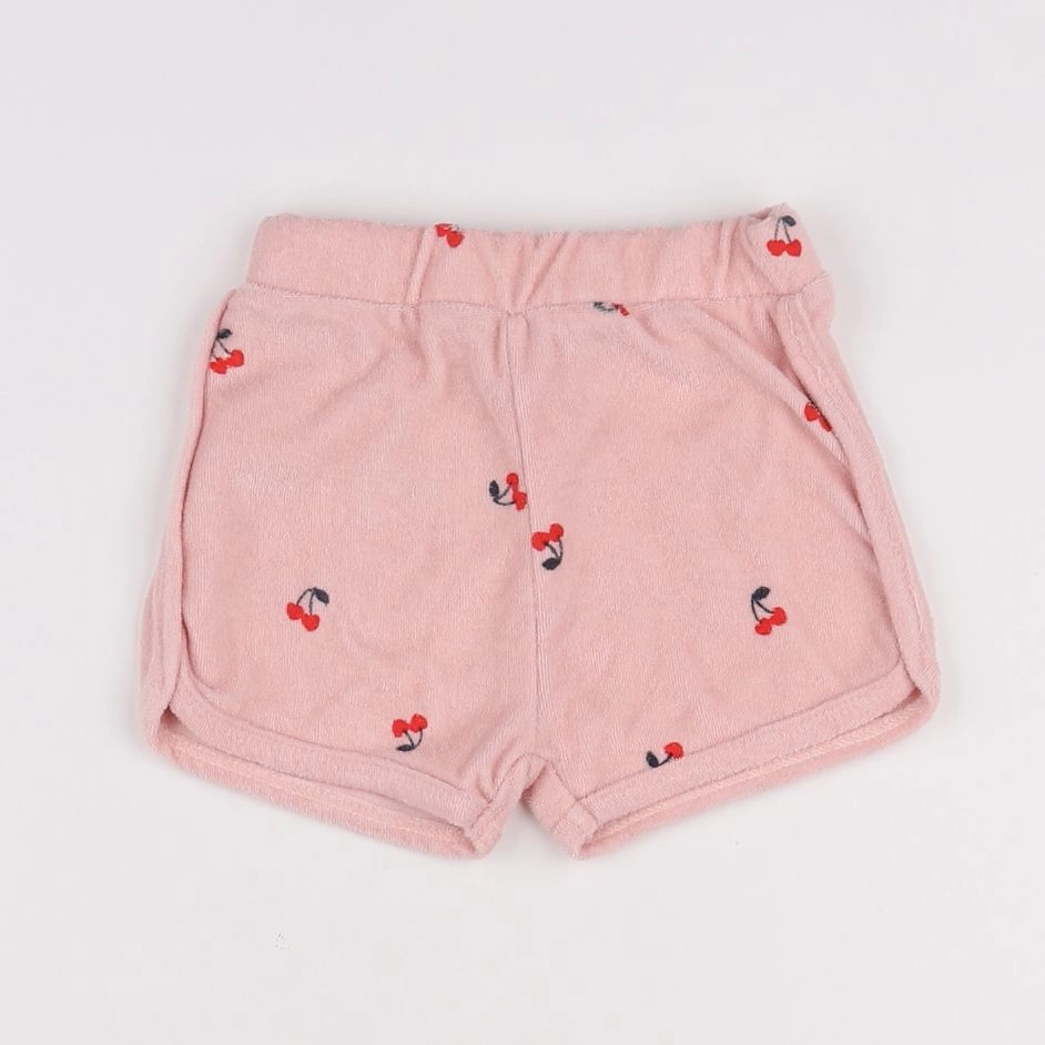 Vertbaudet - short rose - 9 mois