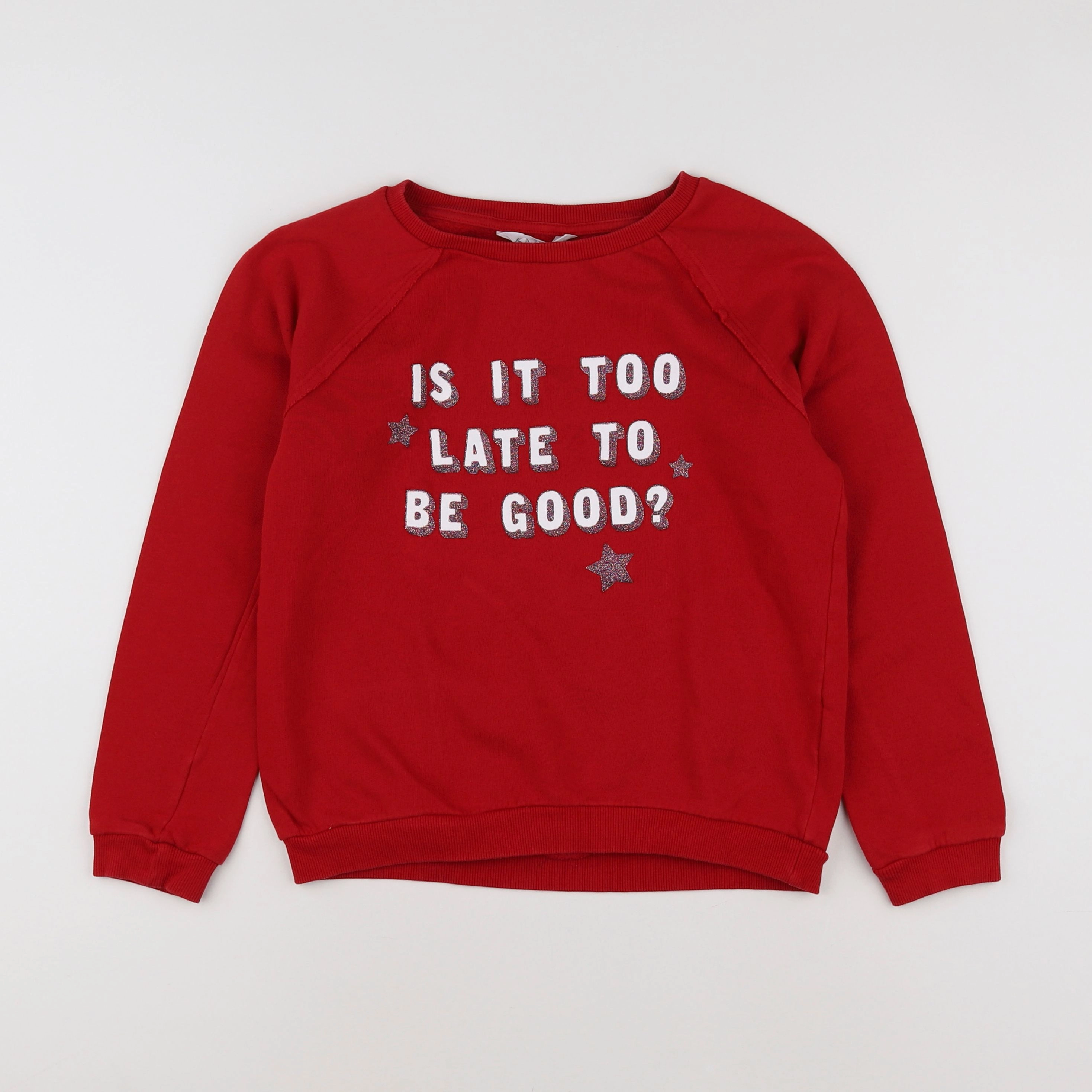 H&M - sweat rouge - 10/12 ans