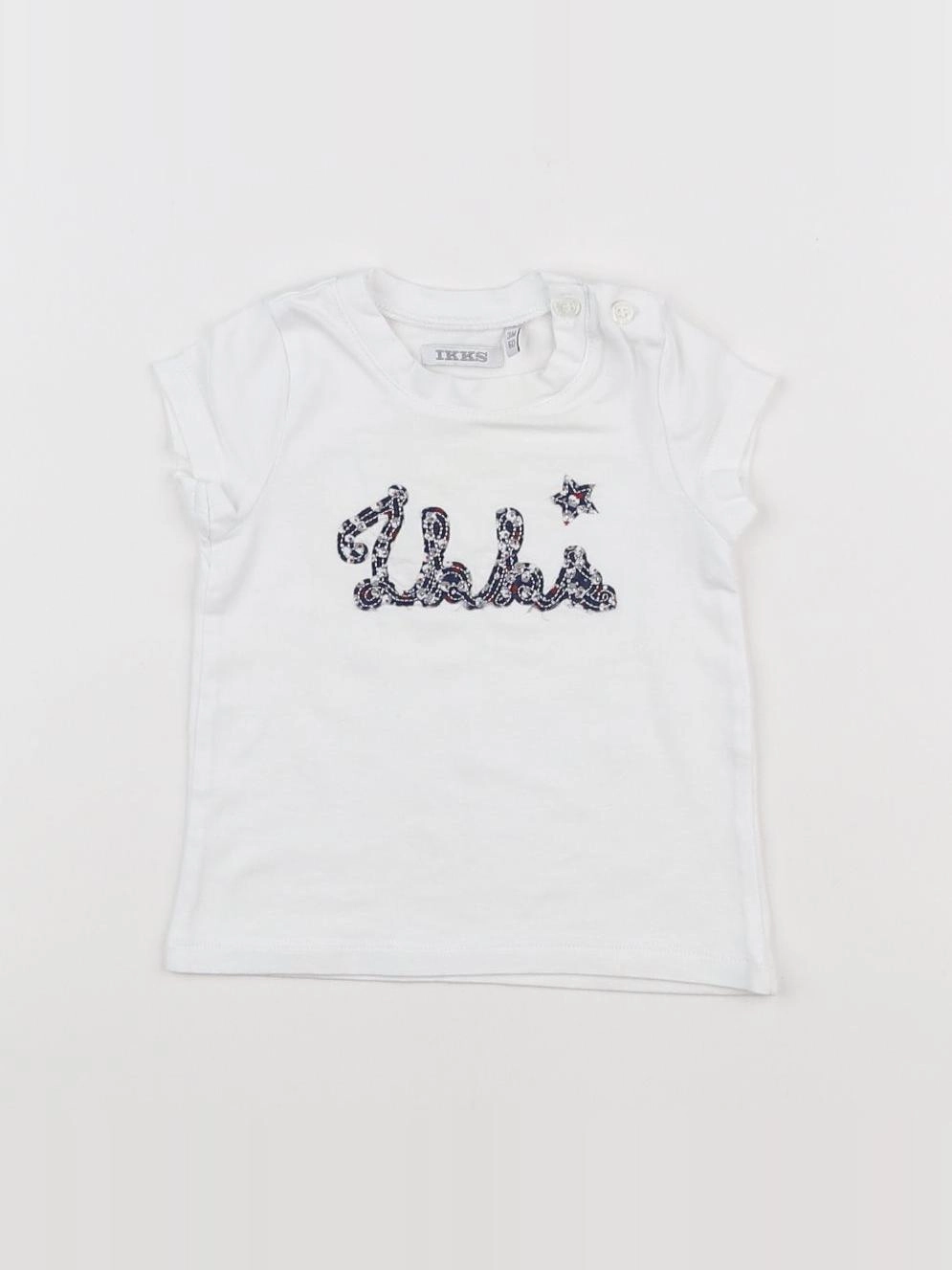 IKKS - tee-shirt blanc - 3 mois