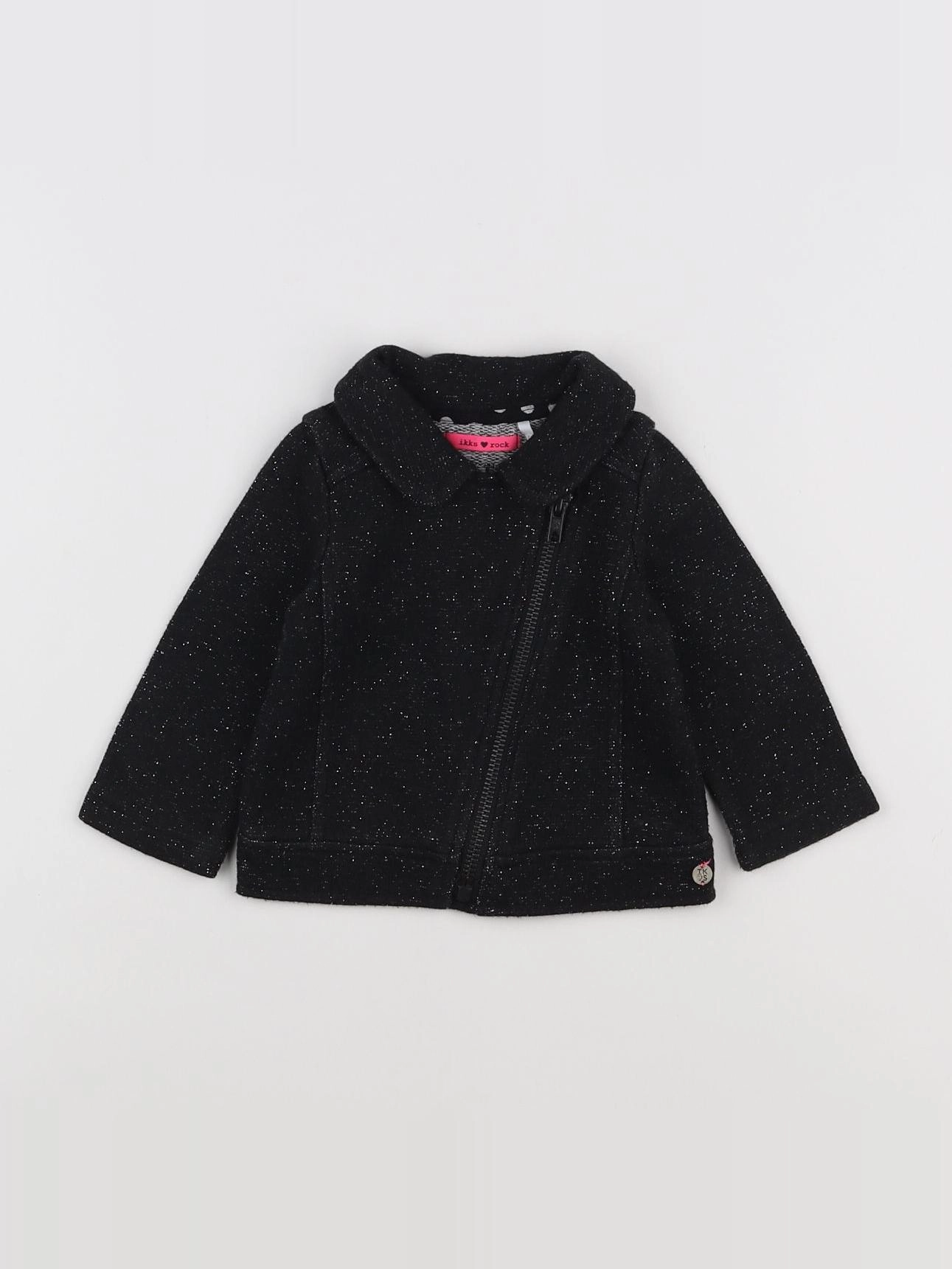 IKKS - veste noir, argent - 6 mois