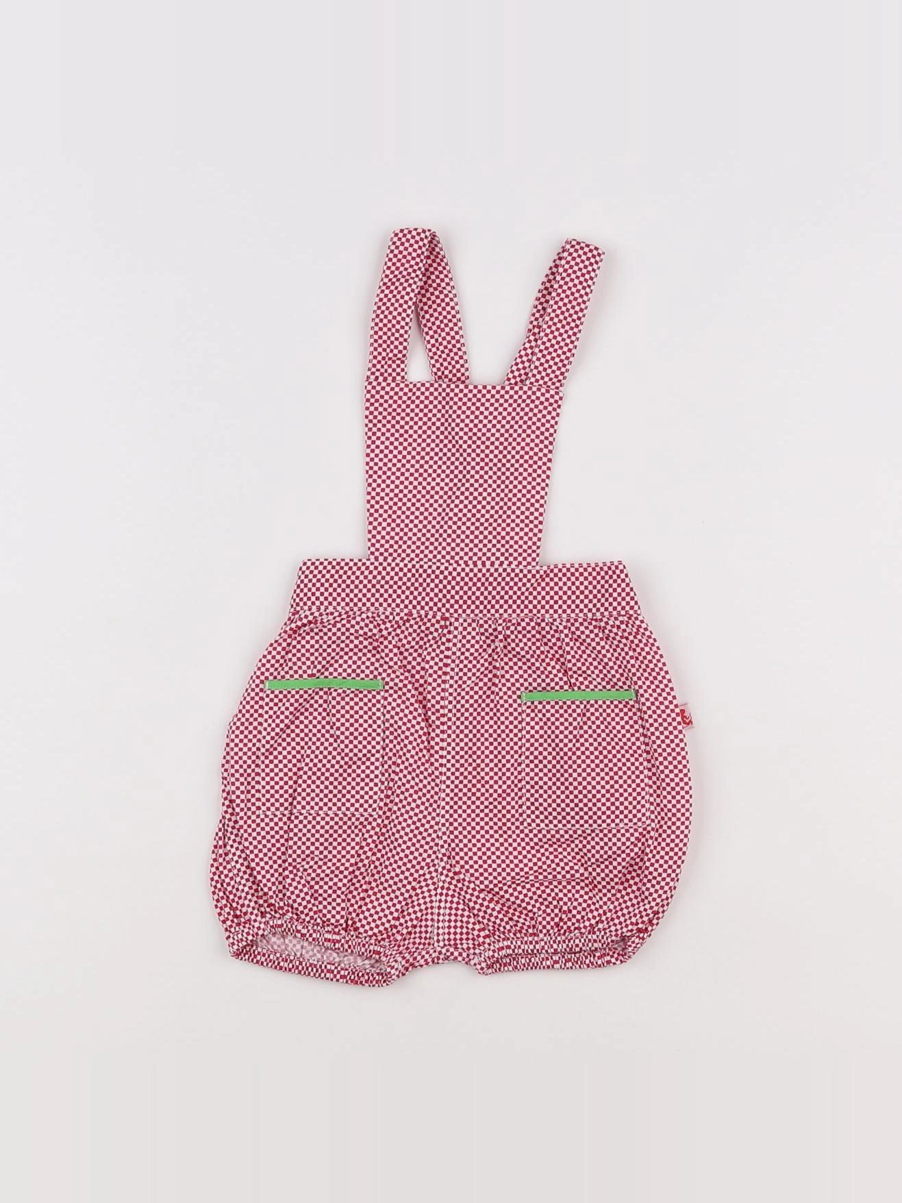 Petit Pan - salopette rouge - 6 mois