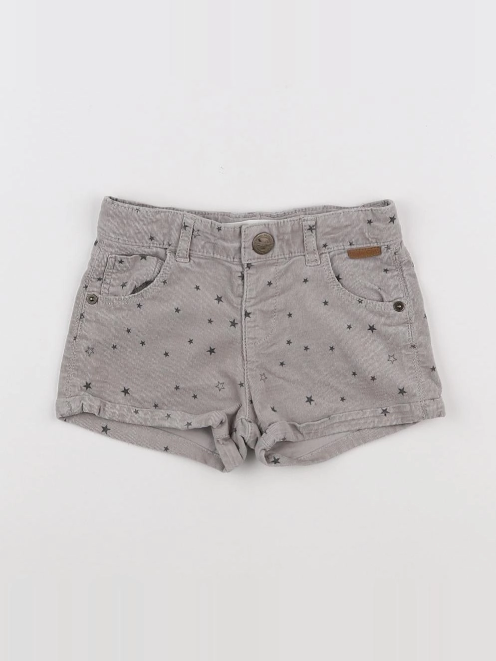 Zara - short marron, gris - 9/12 mois