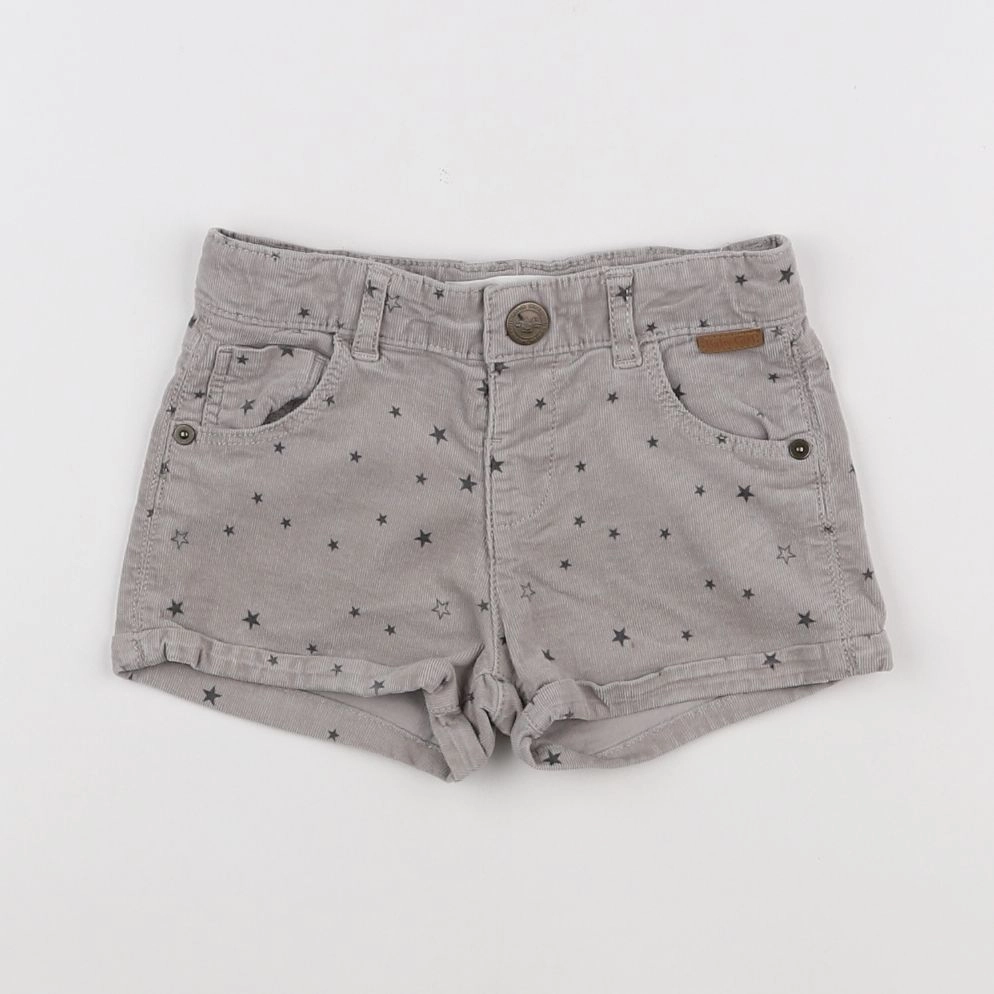 Zara - short marron, gris - 9/12 mois