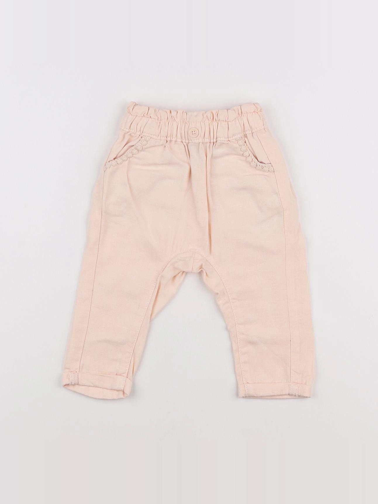 Tape à l'oeil - pantalon rose - 9 mois