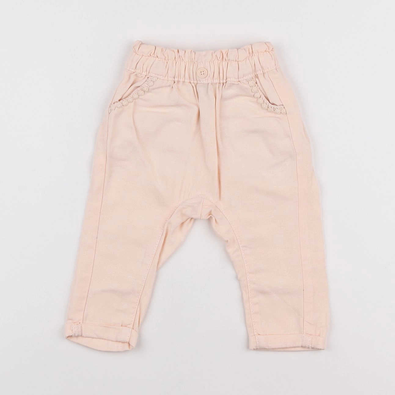 Tape à l'oeil - pantalon rose - 9 mois