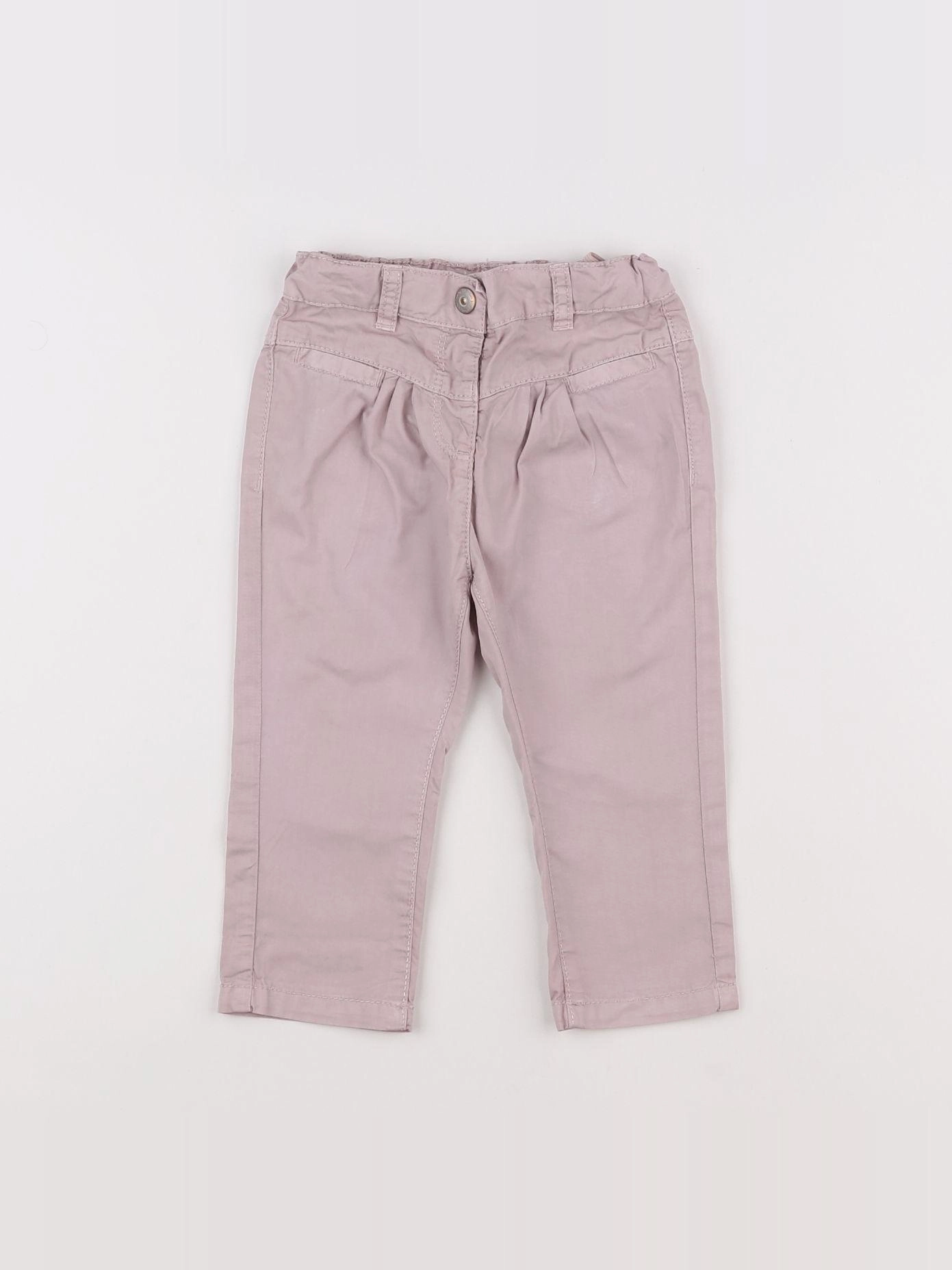 Tape à l'oeil - pantalon rose - 12 mois