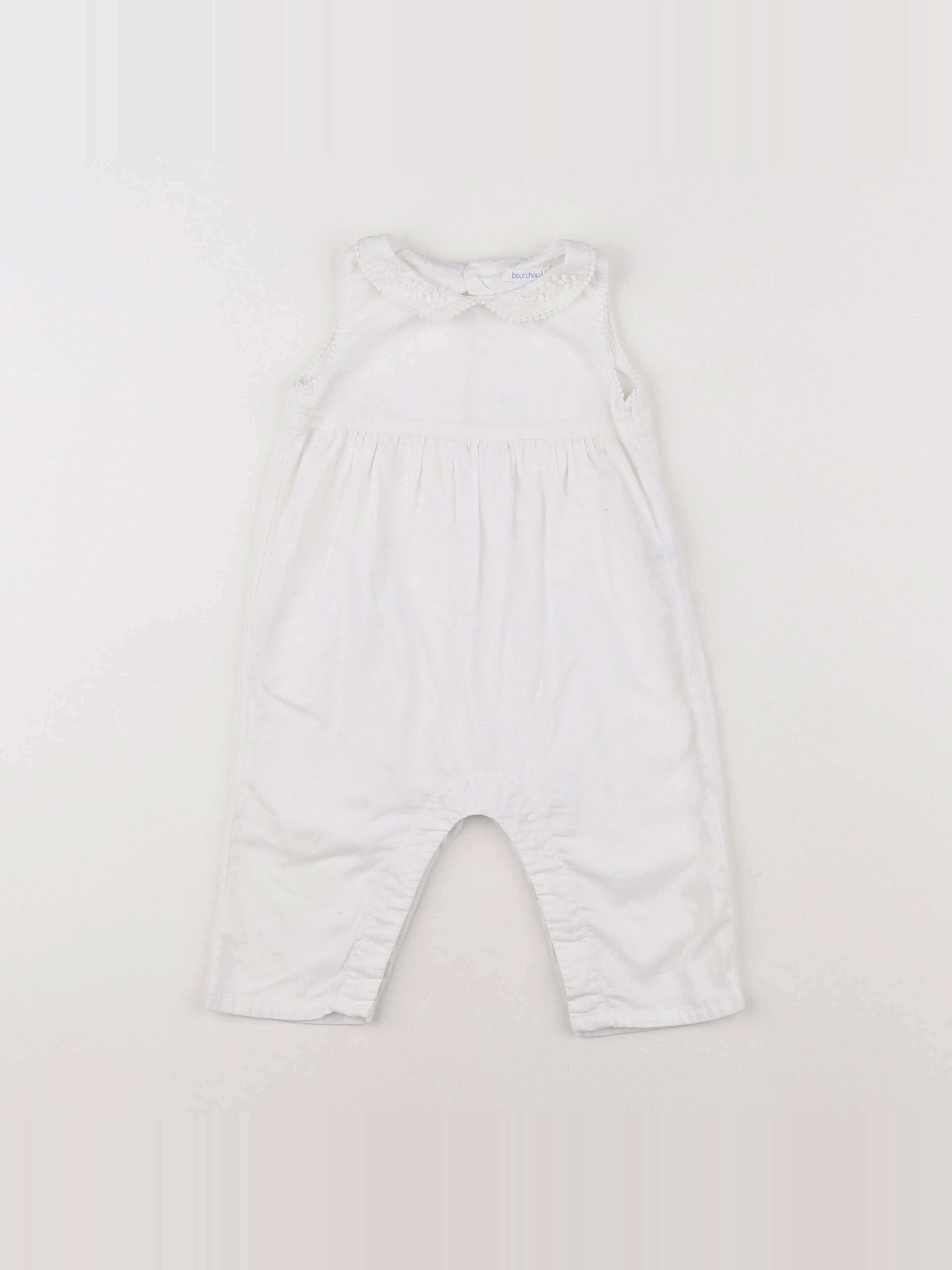 Boutchou - combinaison blanc - 6 mois