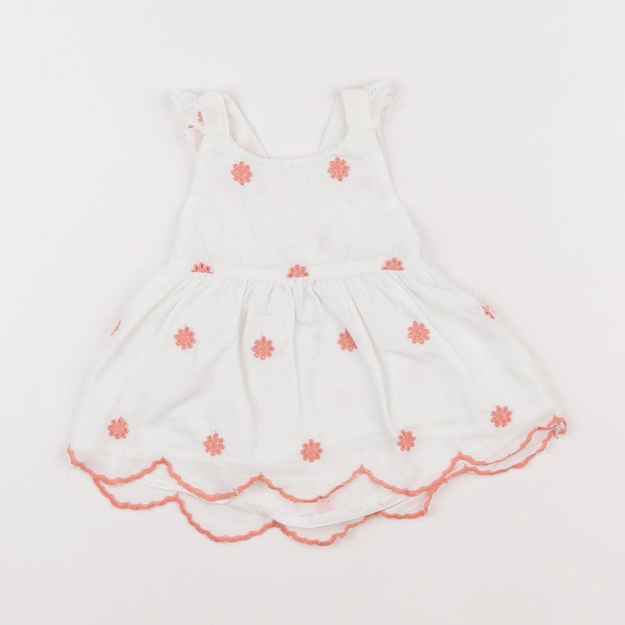 Tape à l'oeil - blouse blanc, rose - 12 mois