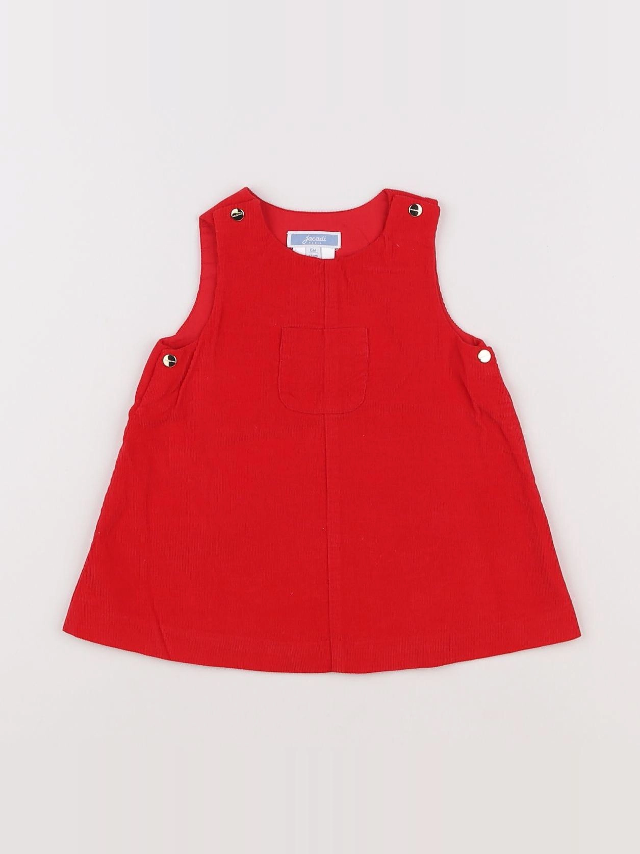 Jacadi - robe rouge - 6 mois