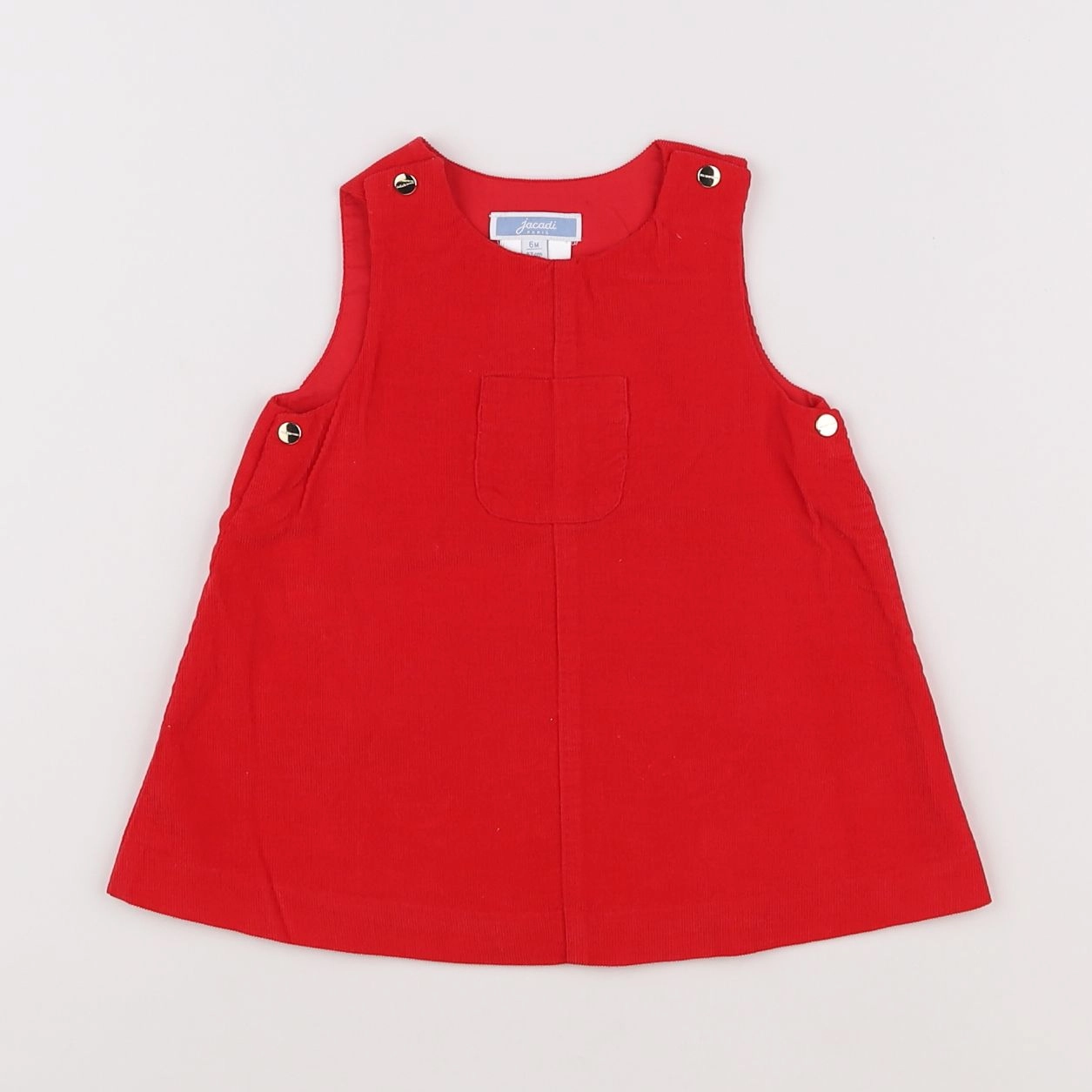 Jacadi - robe rouge - 6 mois