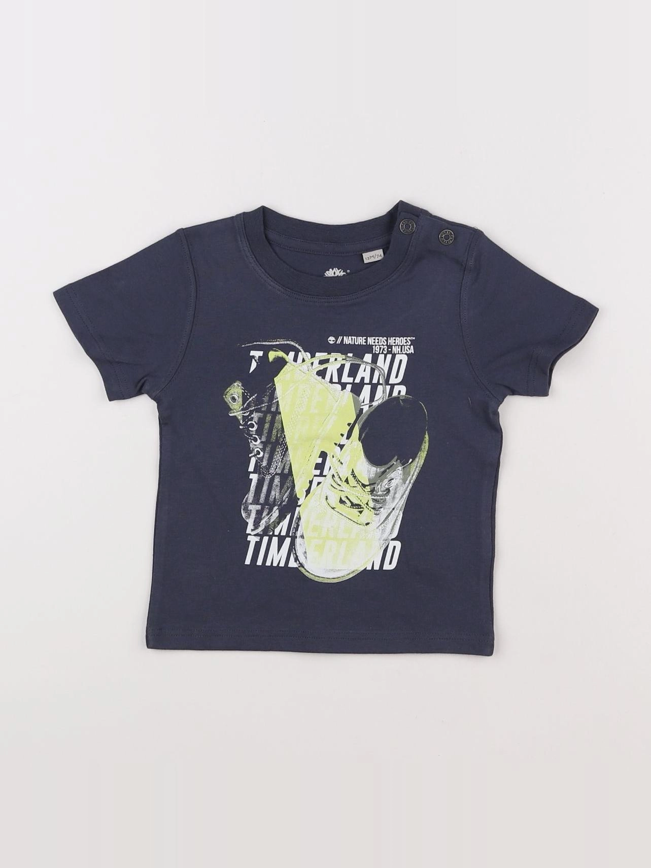 Timberland - tee-shirt bleu - 12 mois