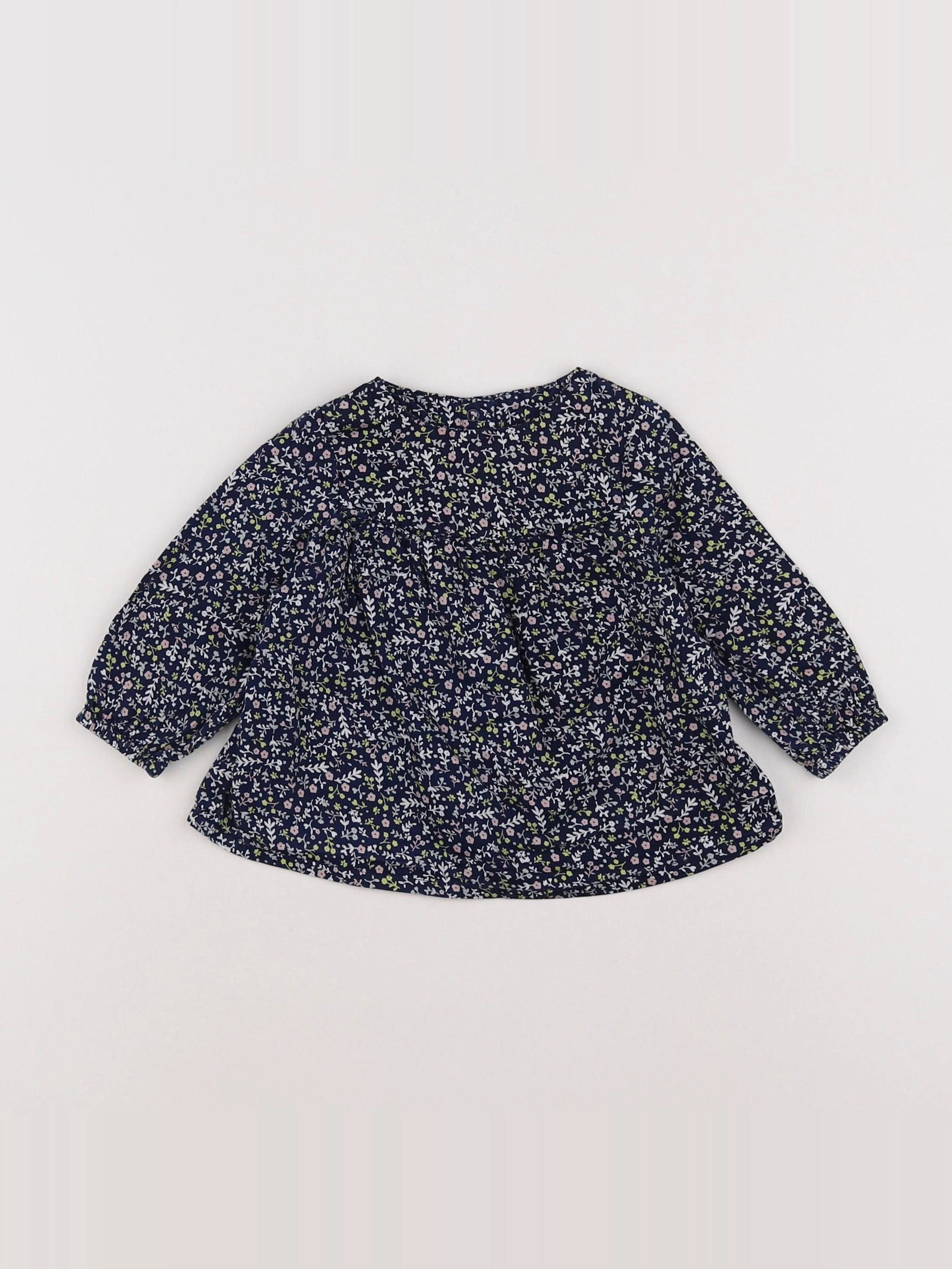 Tape à l'oeil - blouse bleu - 6 mois