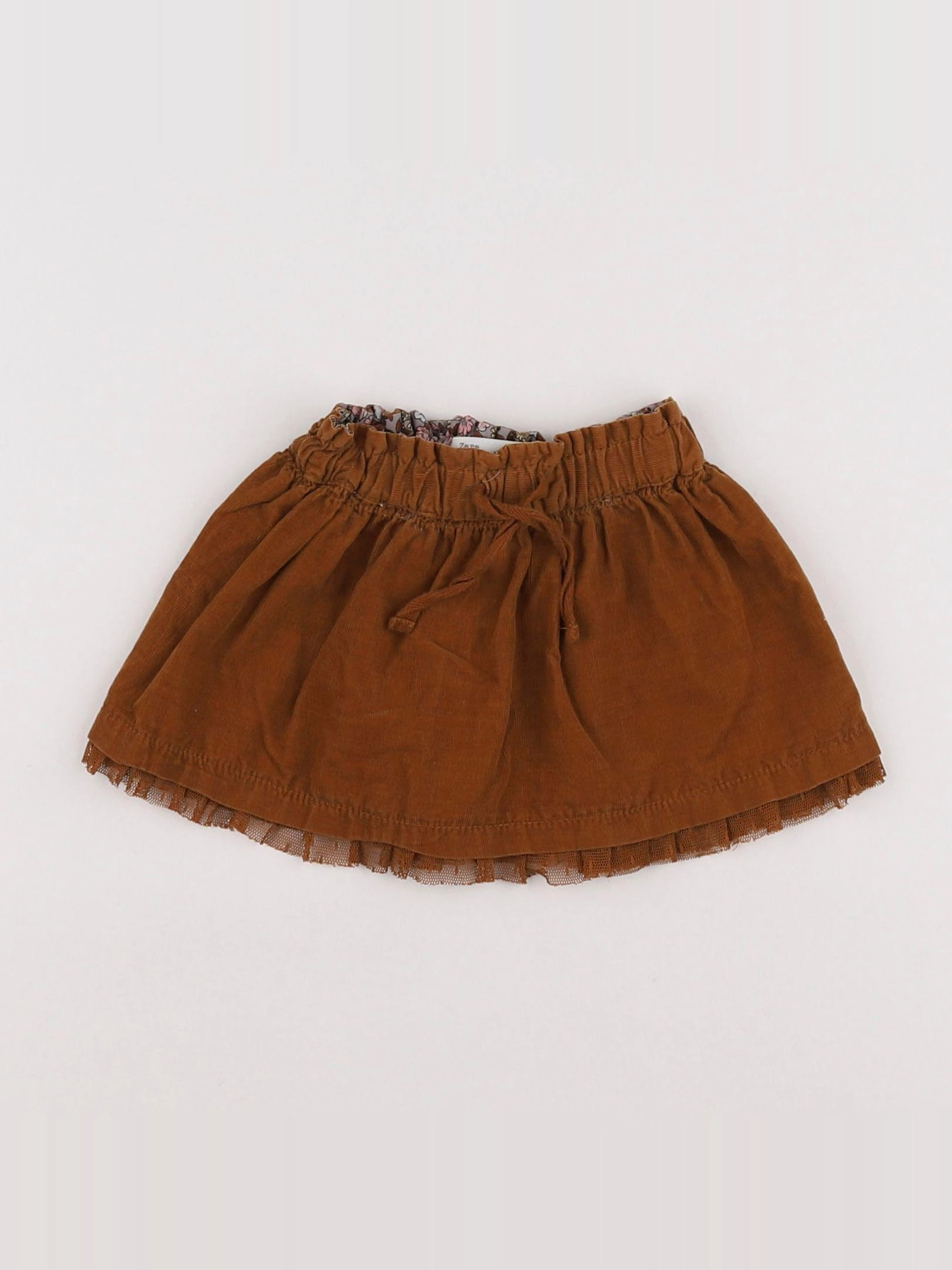 Zara - jupe marron - 6/9 mois