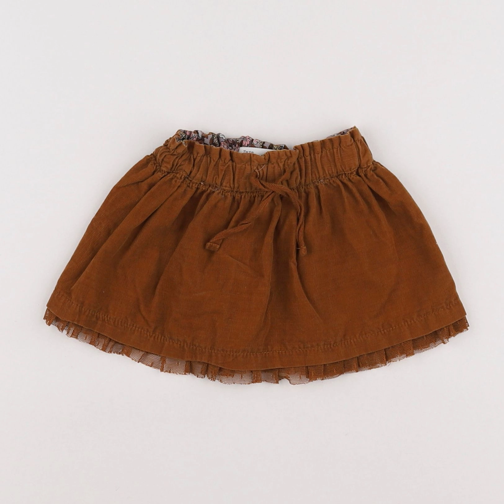 Zara - jupe marron - 6/9 mois