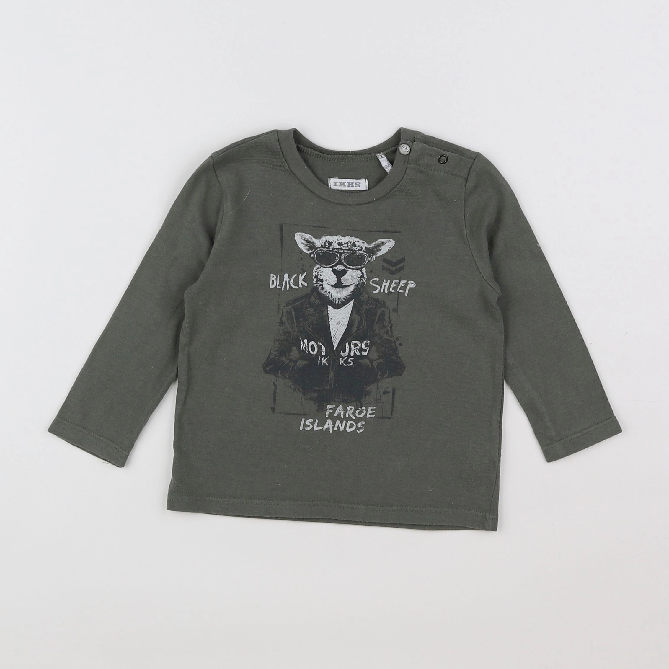IKKS - tee-shirt vert - 12 mois