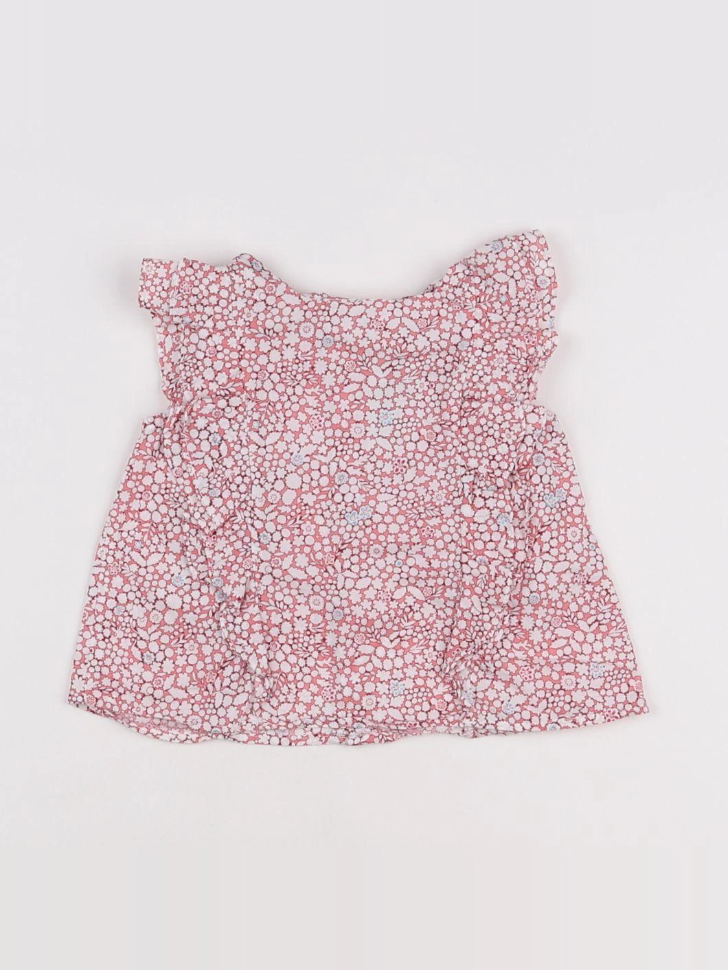 Jacadi - blouse rose - 6 mois