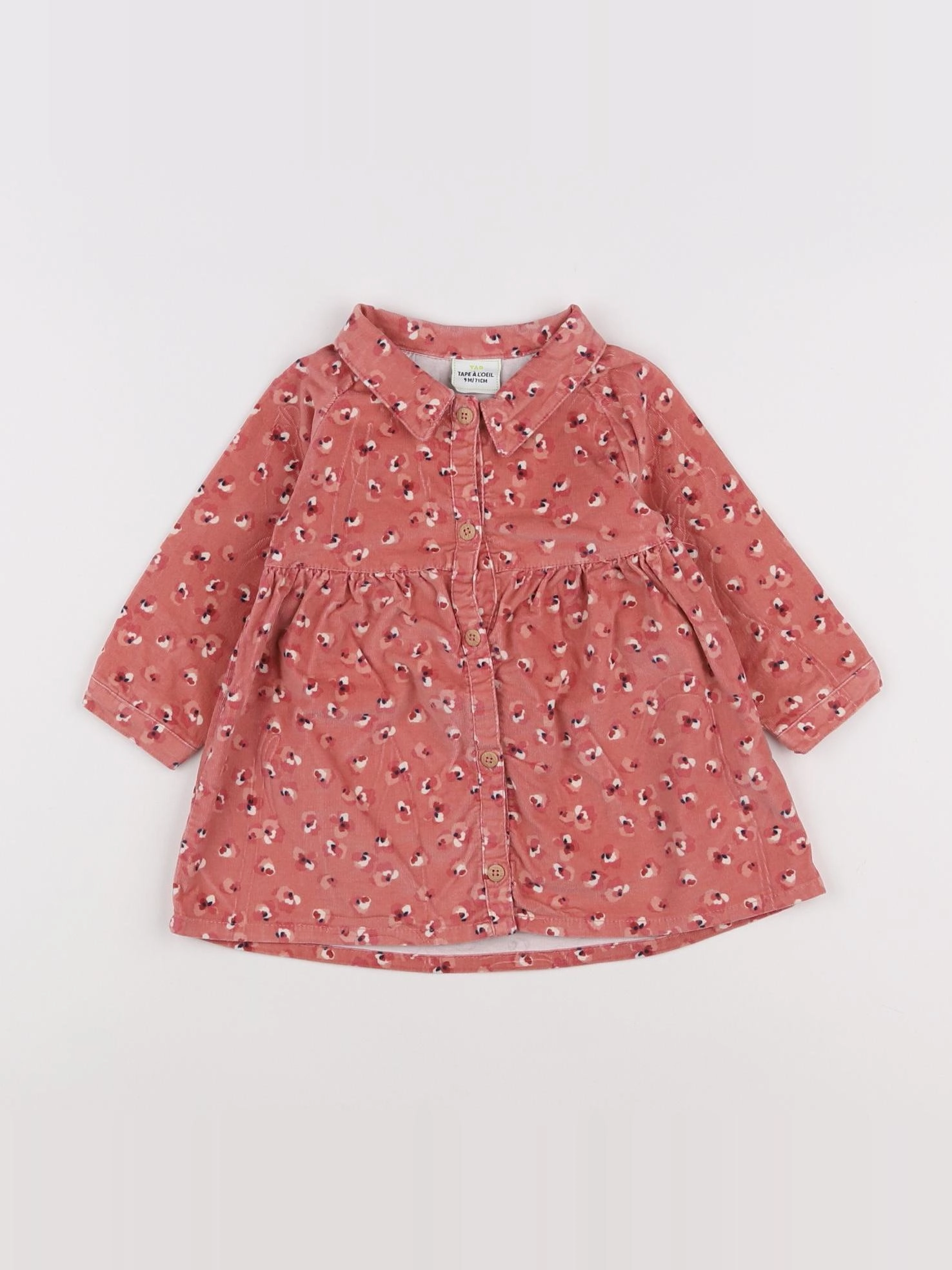 Tape à l'oeil - robe rose - 9 mois
