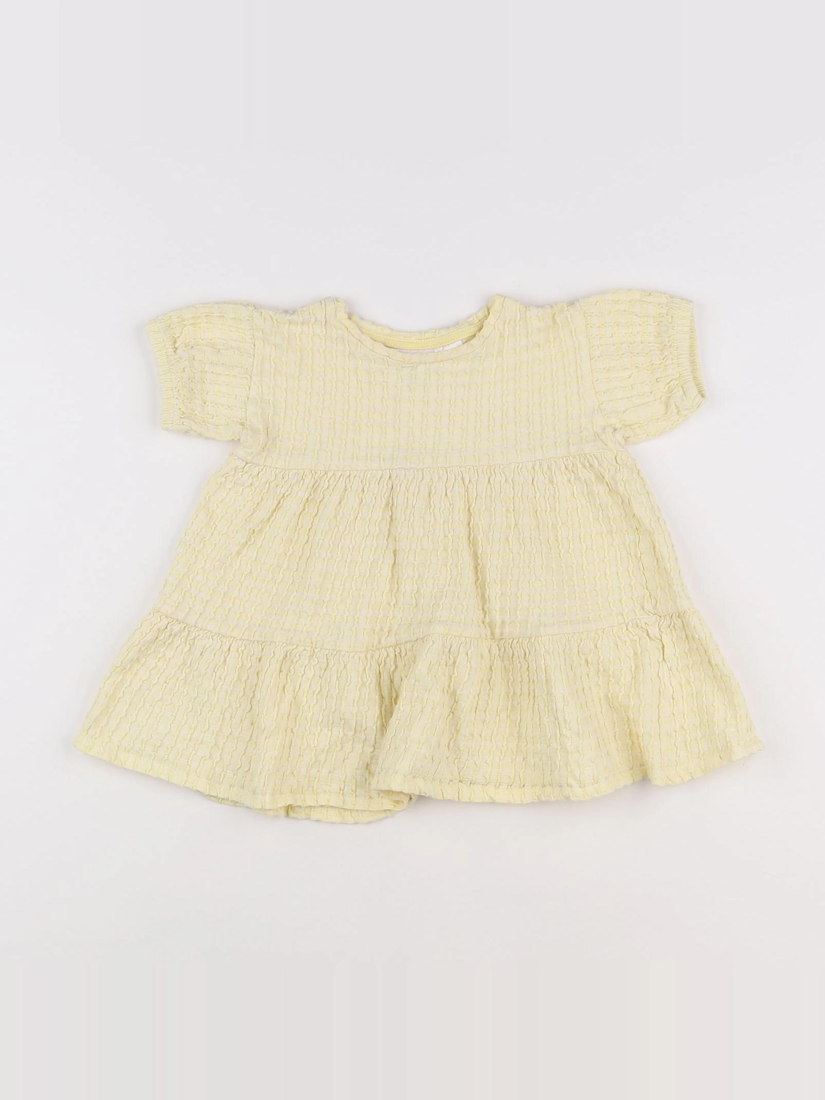 Zara - robe jaune - 12/18 mois