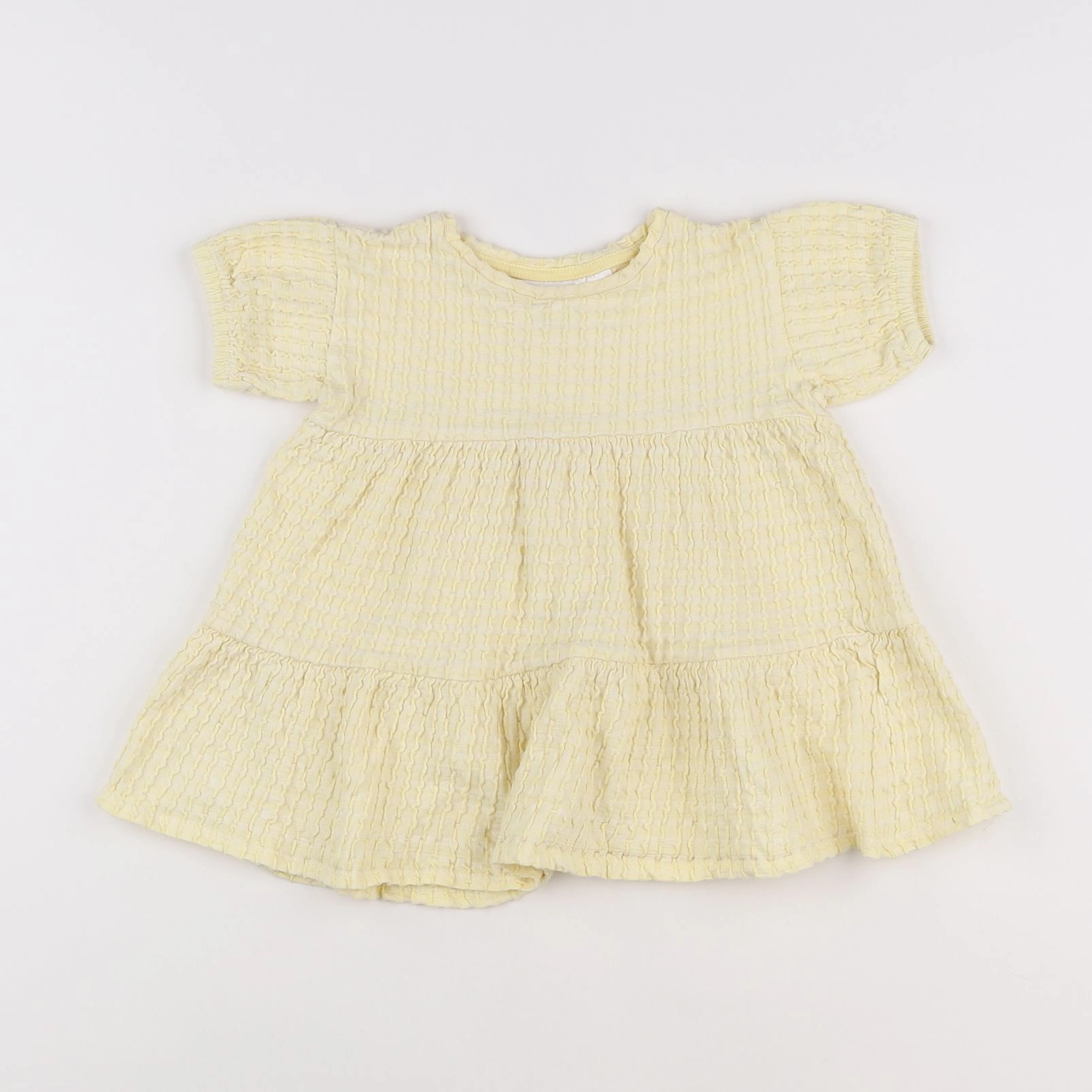 Zara - robe jaune - 12/18 mois