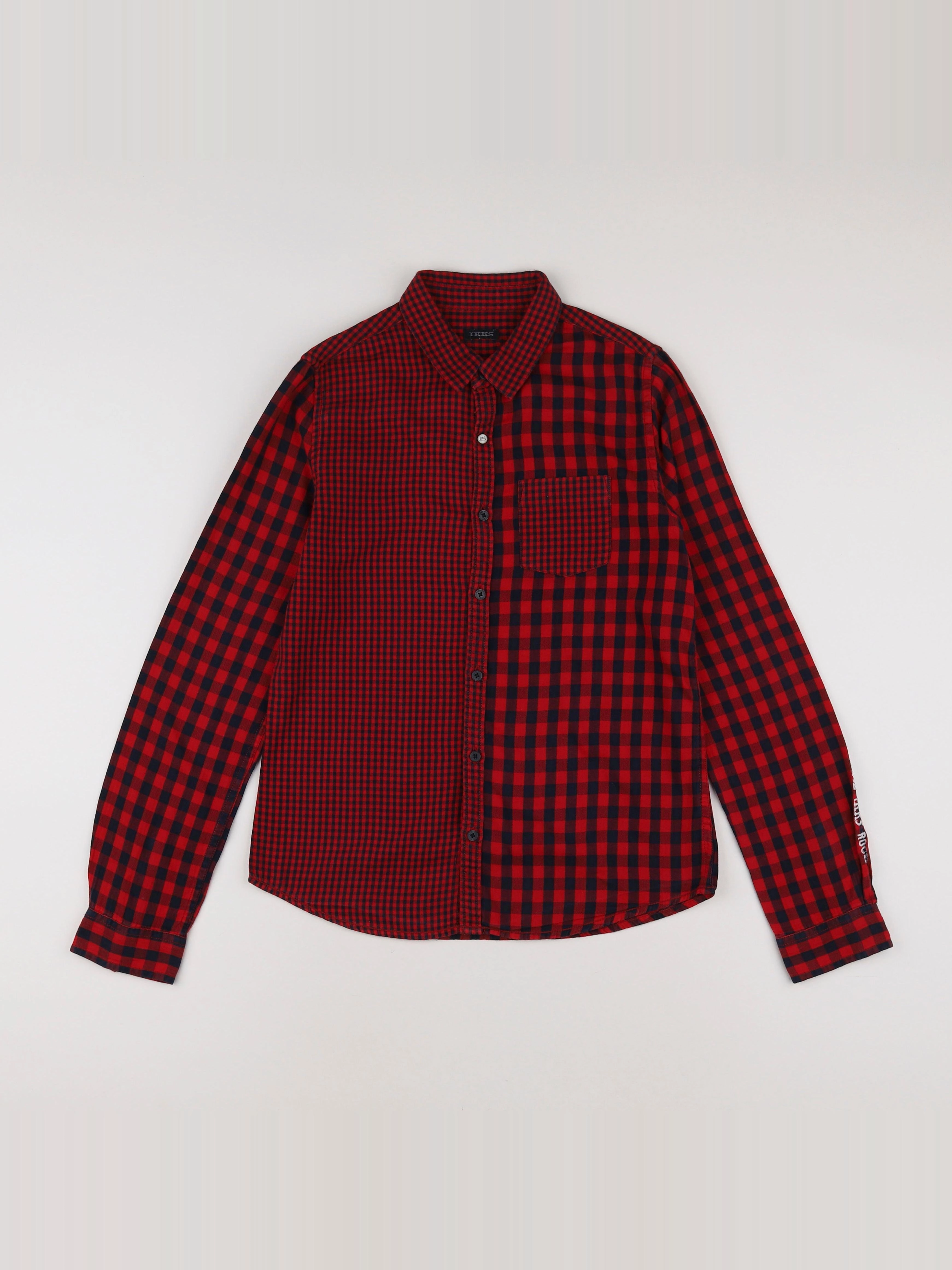 IKKS - chemise rouge - 12 ans