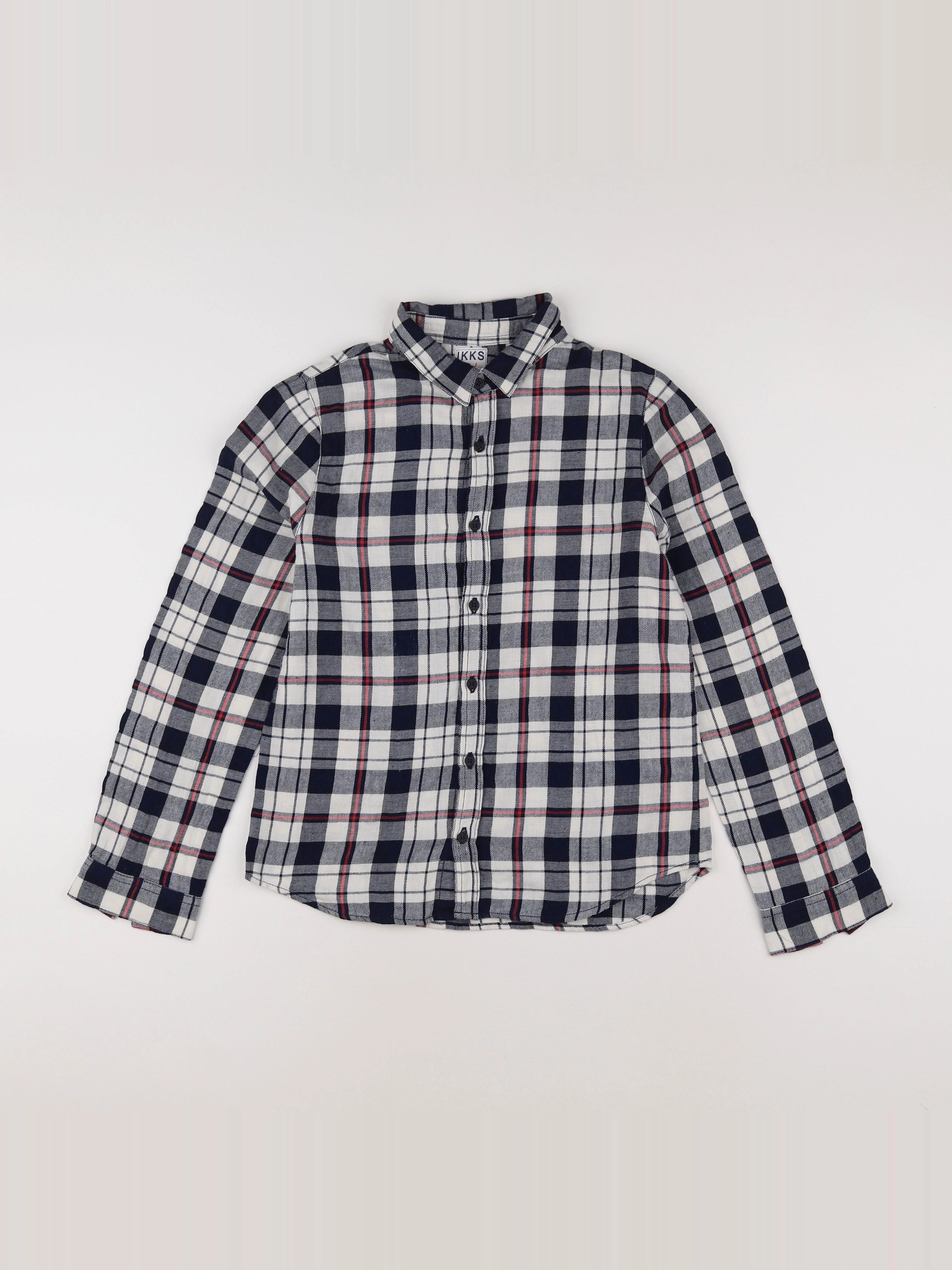 IKKS - chemise blanc, bleu - 12 ans