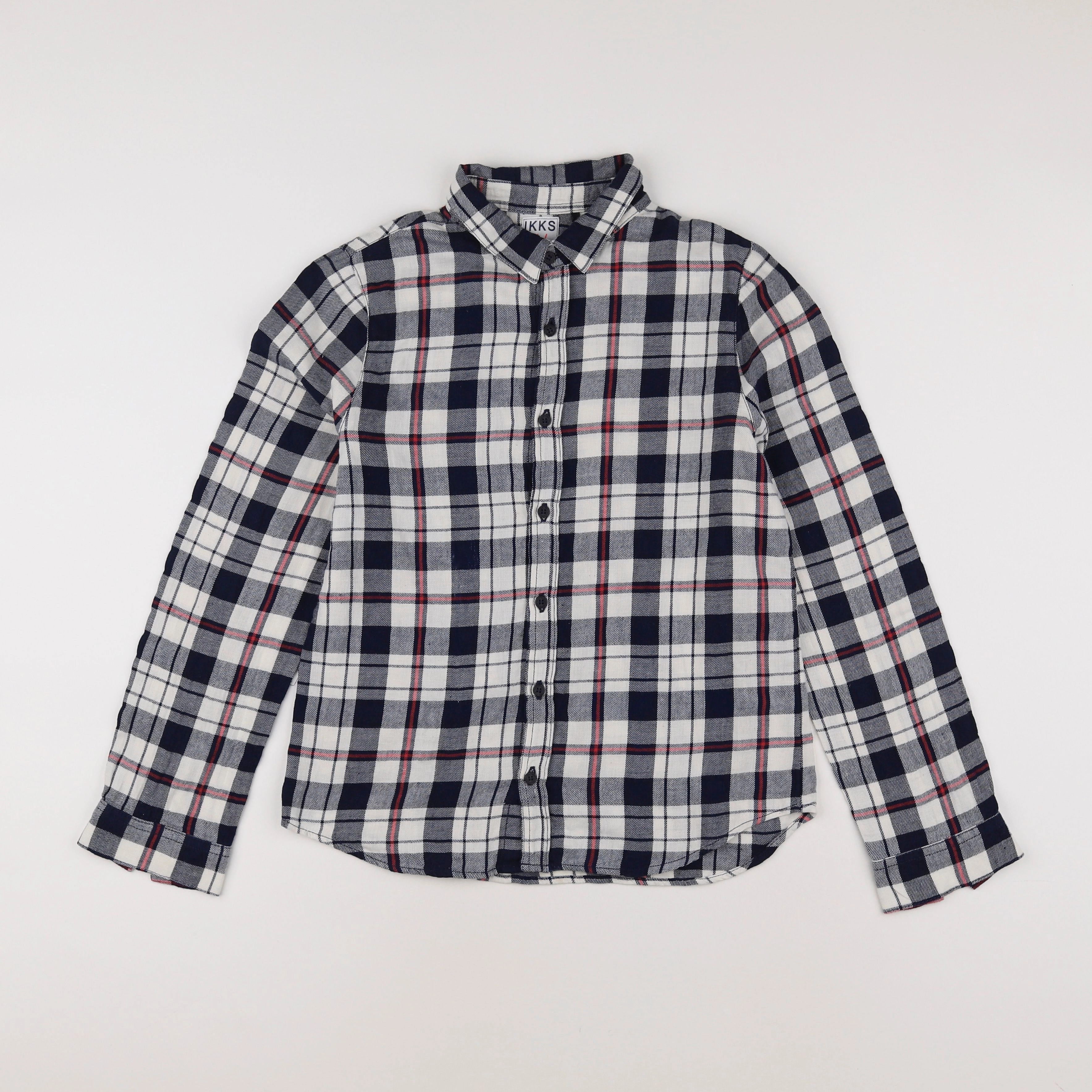 IKKS - chemise blanc, bleu - 12 ans
