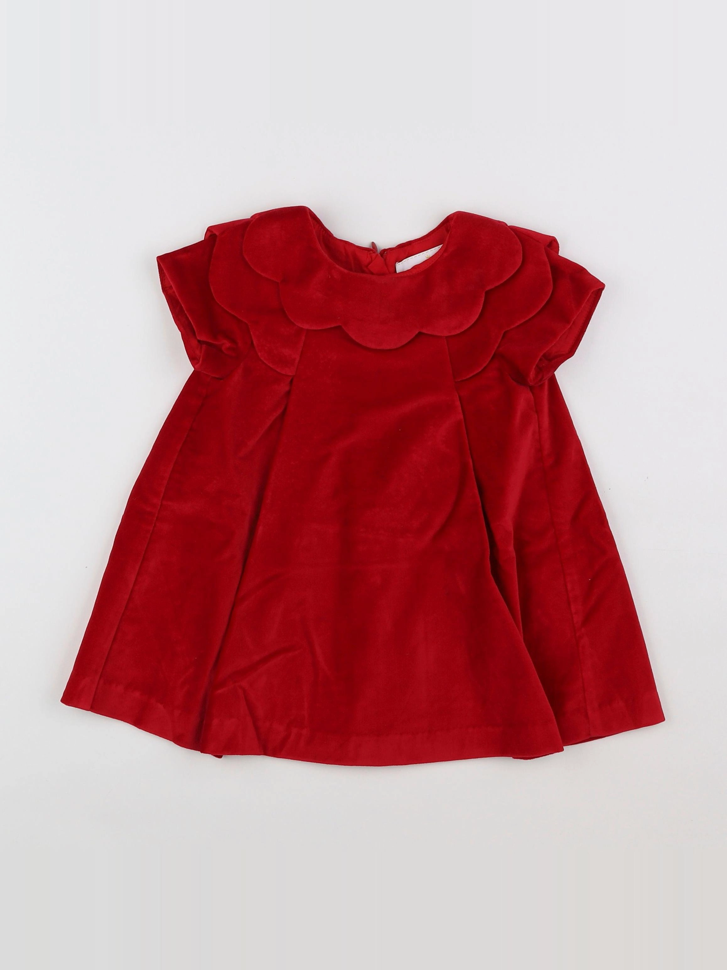 Jacadi - robe rouge - 18 mois