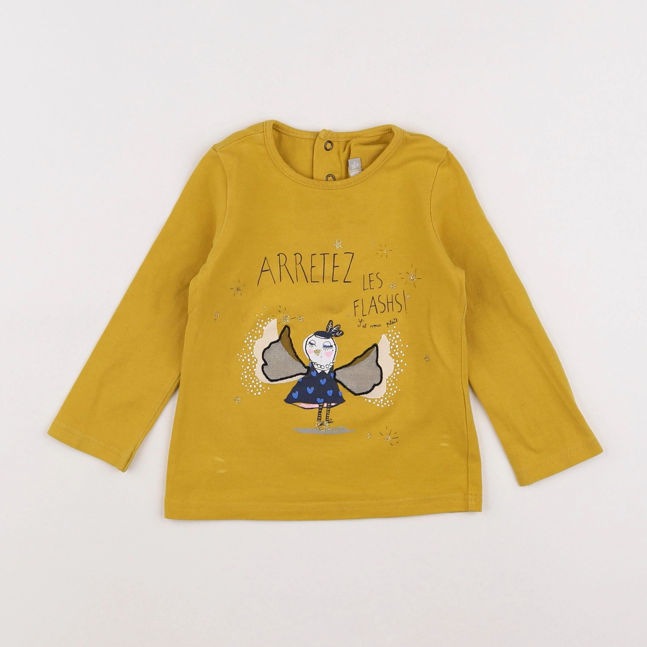 Catimini - tee-shirt jaune - 18 mois