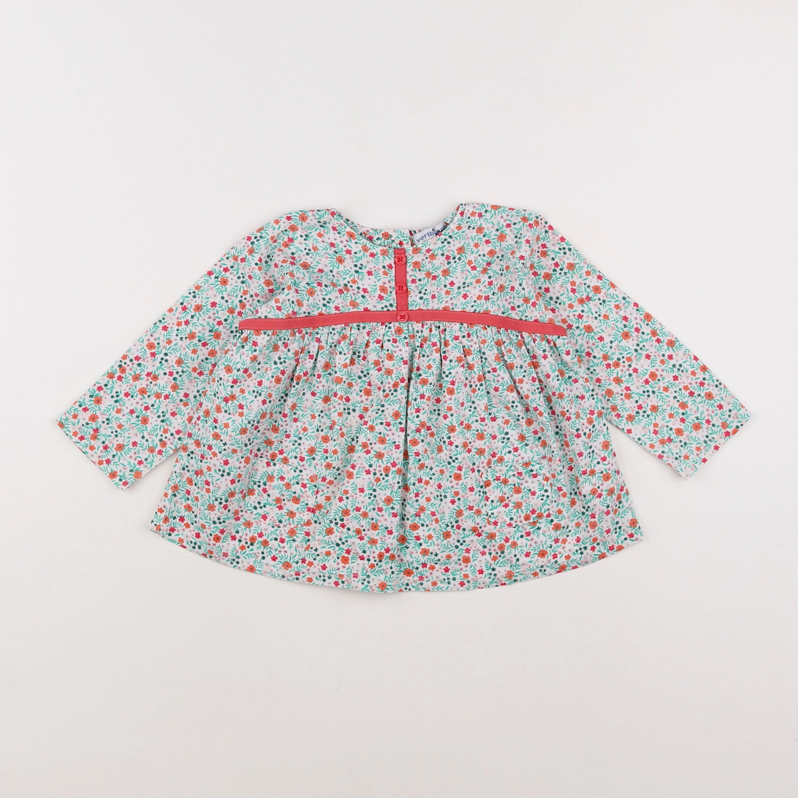 Vertbaudet - blouse multicolore - 12 mois